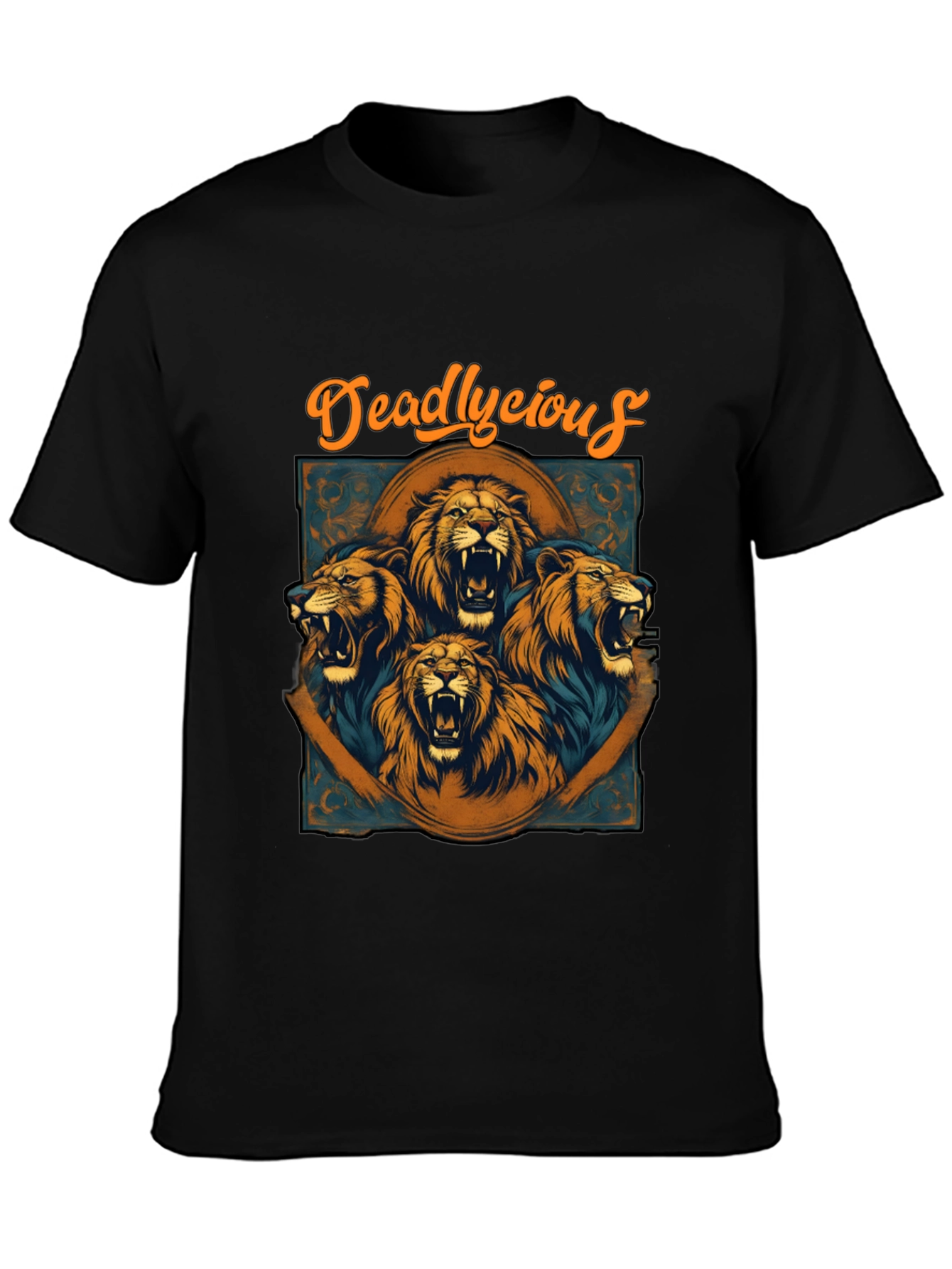 Deadlycious Lion Graphic Tee - Mens