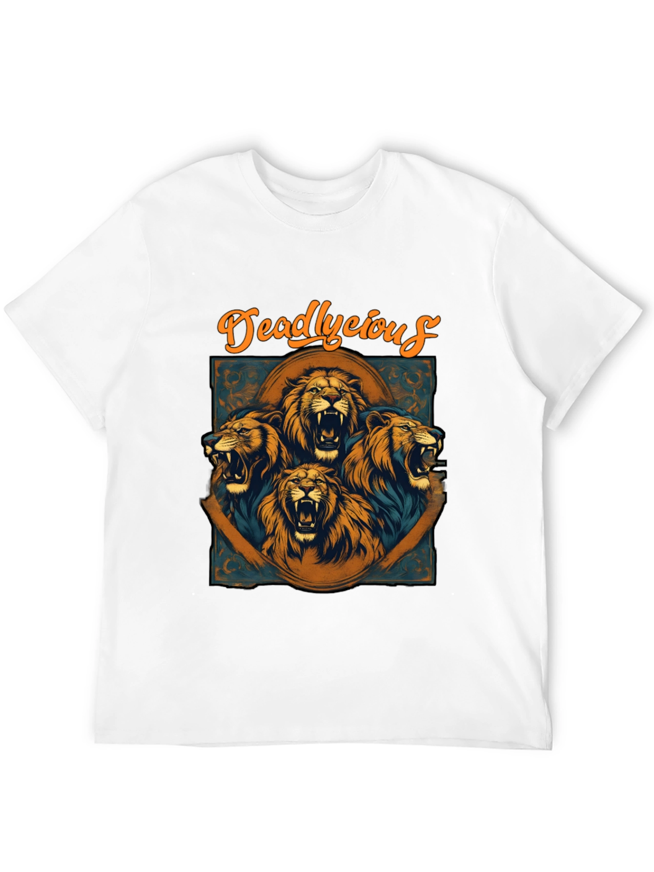 Deadlycious Lion Graphic Tee - Mens