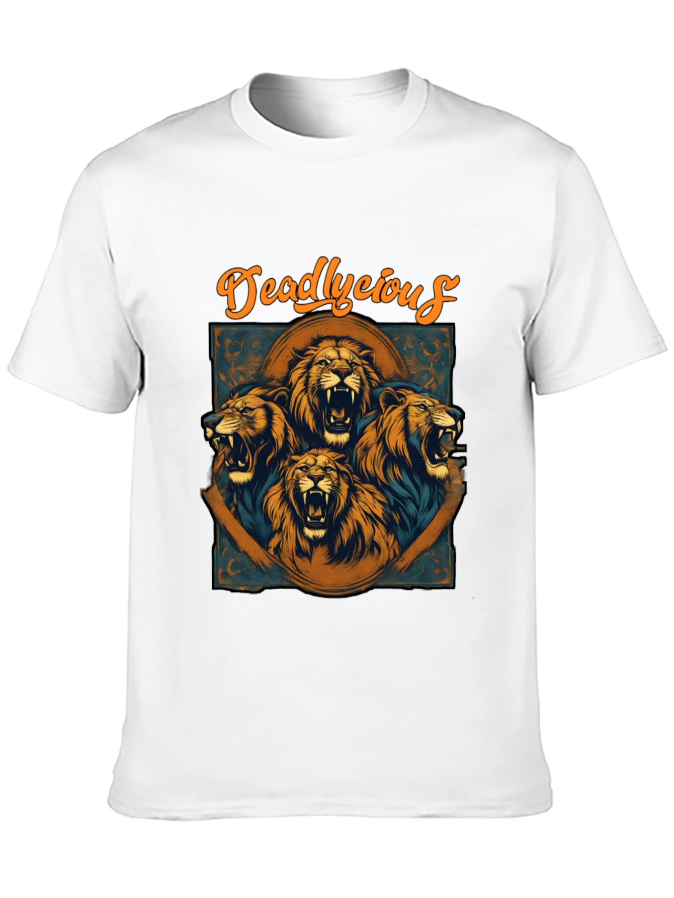 Deadlycious Lion Graphic Tee - Mens