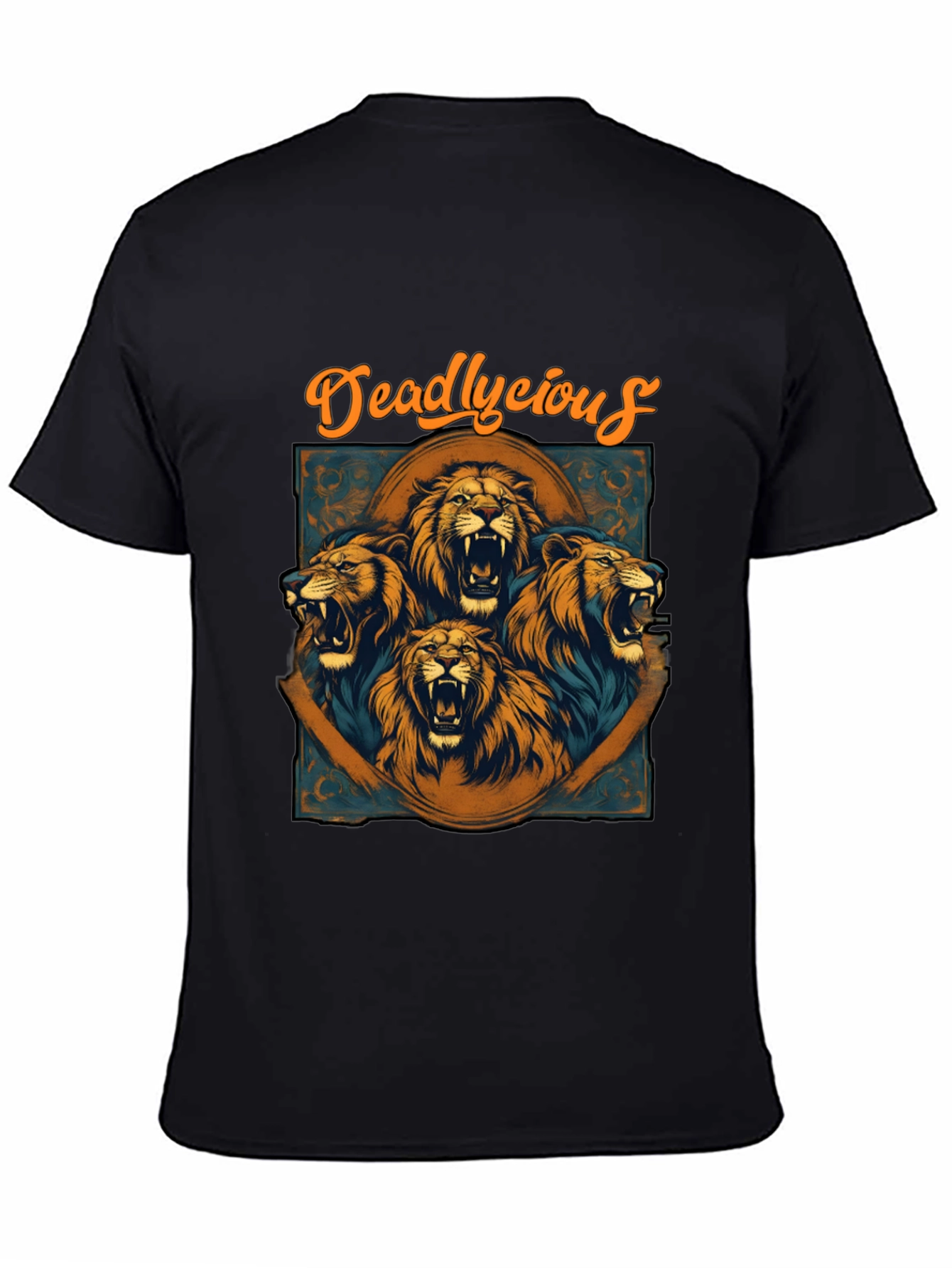 Deadlycious Lion Graphic Tee - Mens