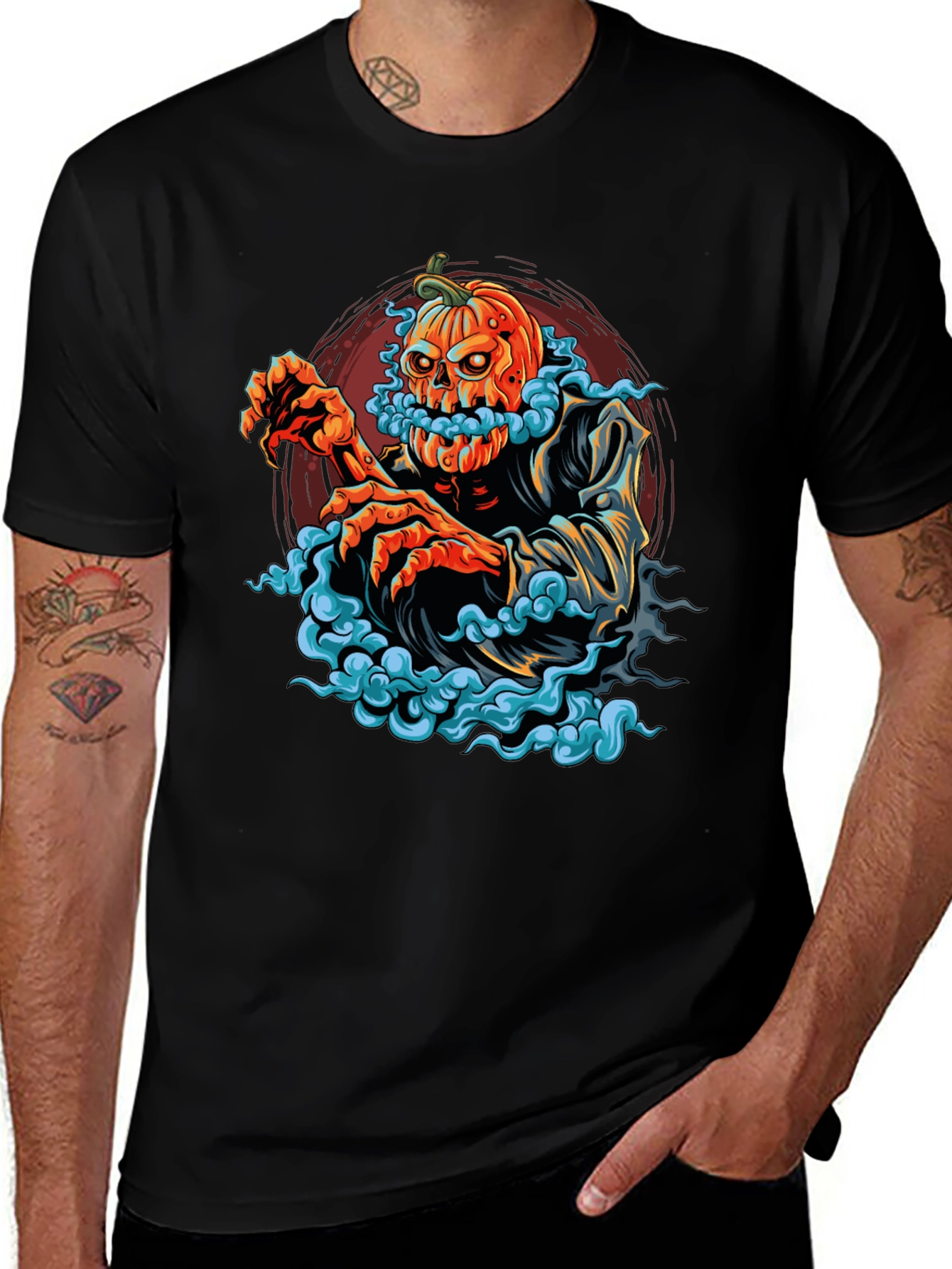 Pumpkin Head Monster Graphic Tee