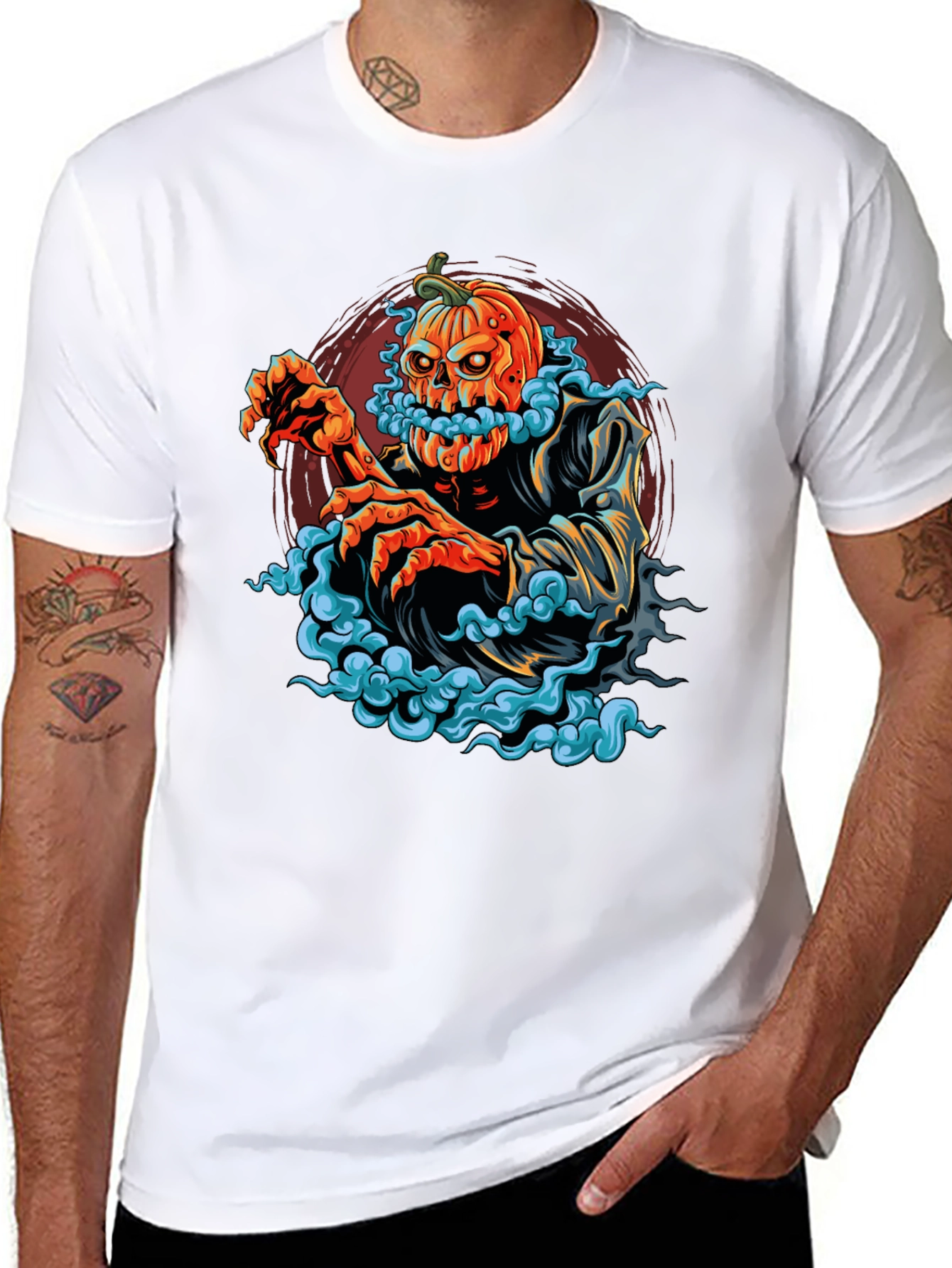 Pumpkin Head Monster Graphic Tee