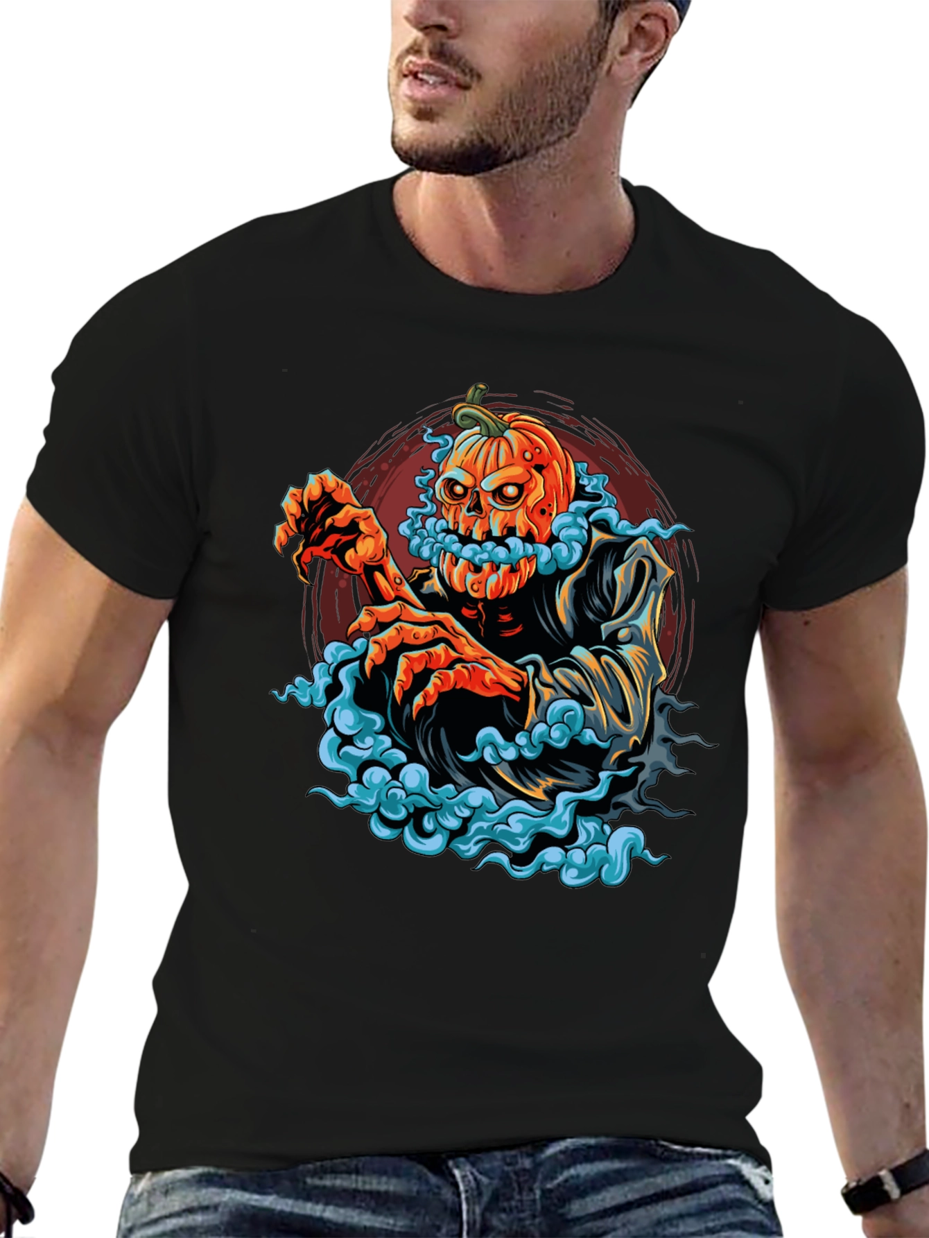 Pumpkin Head Monster Graphic Tee