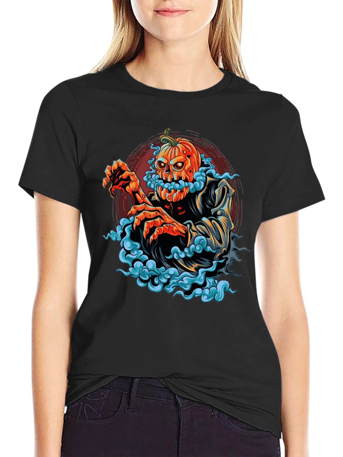 Pumpkin Head Monster Graphic Tee