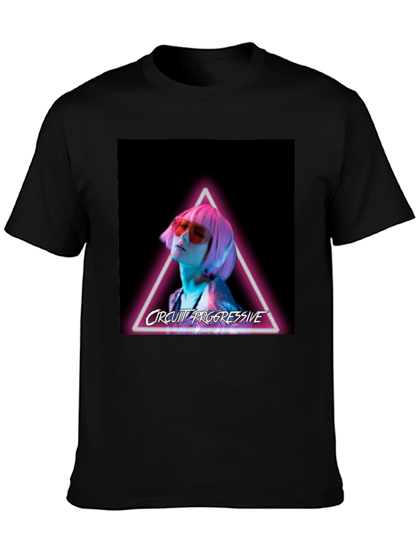 Circuit Progressive Neon T-Shirt - Trendy Graphic Tee