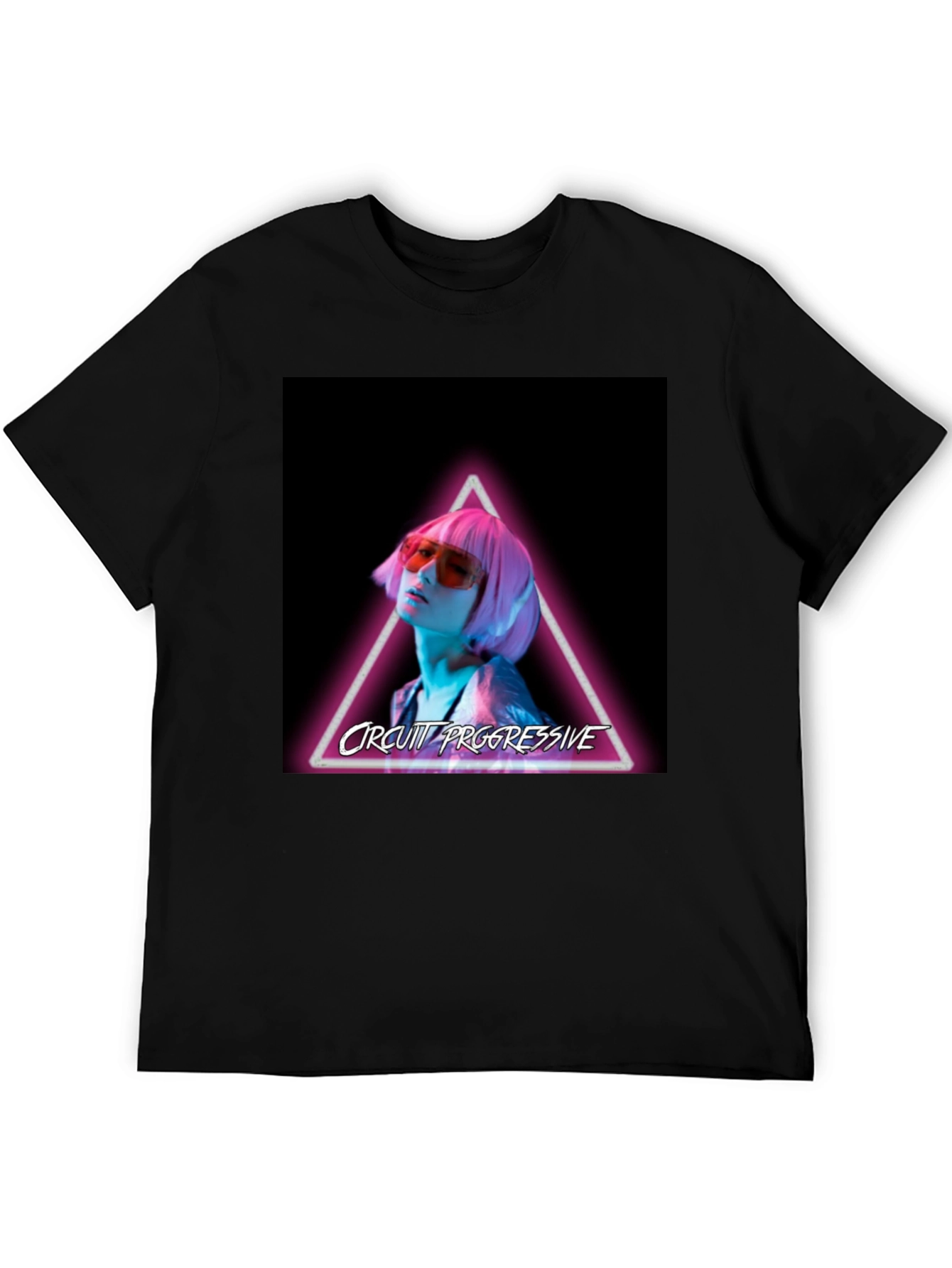 Circuit Progressive Neon T-Shirt - Trendy Graphic Tee