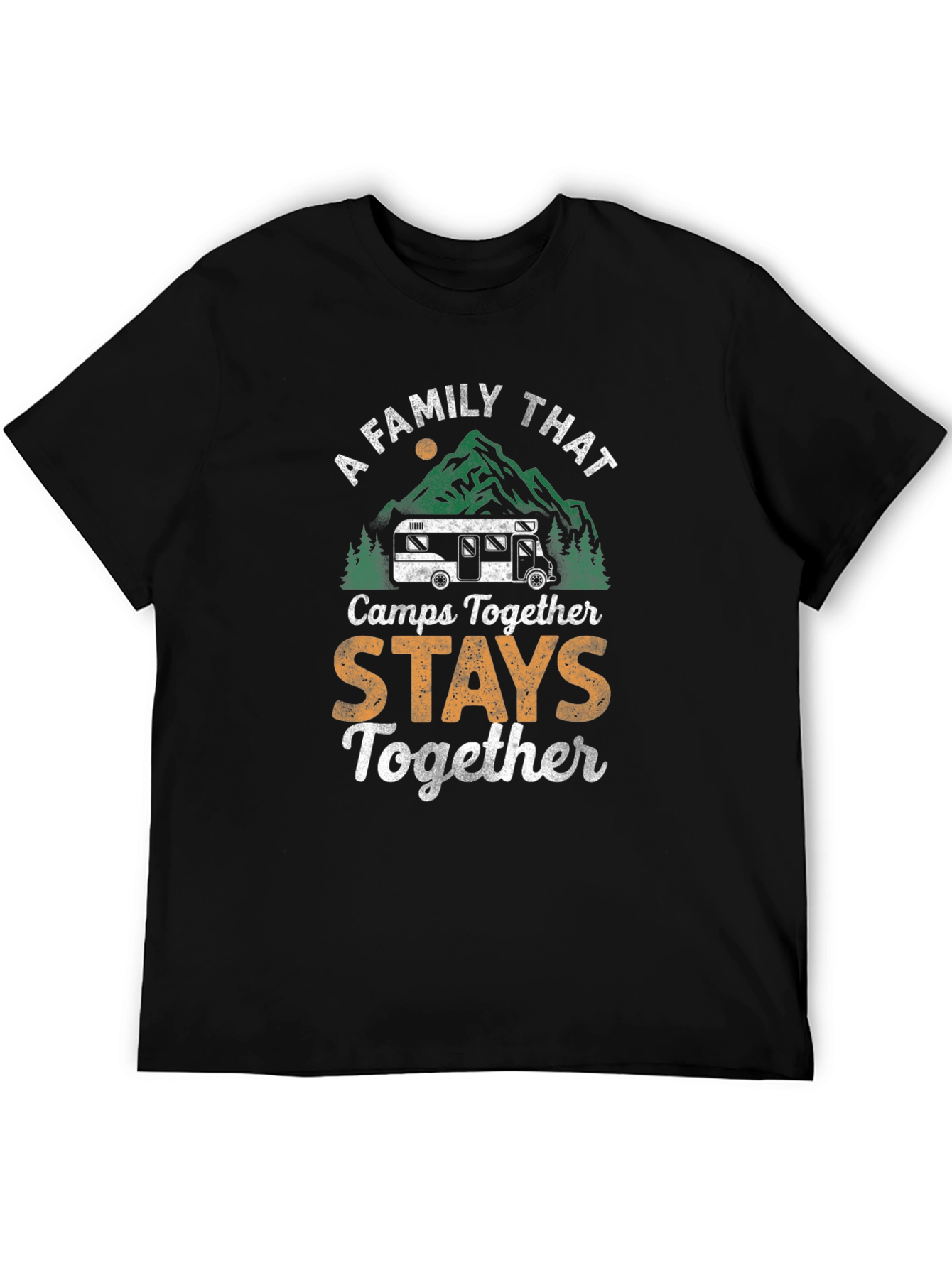 Family Camping T-Shirt - Camps Together Stays Together