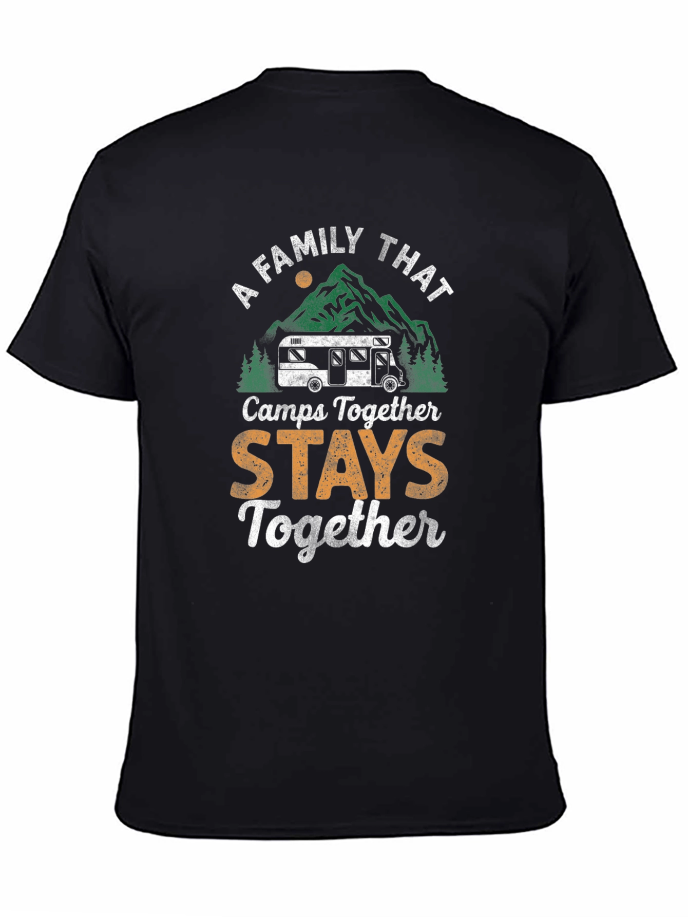 Family Camping T-Shirt - Camps Together Stays Together