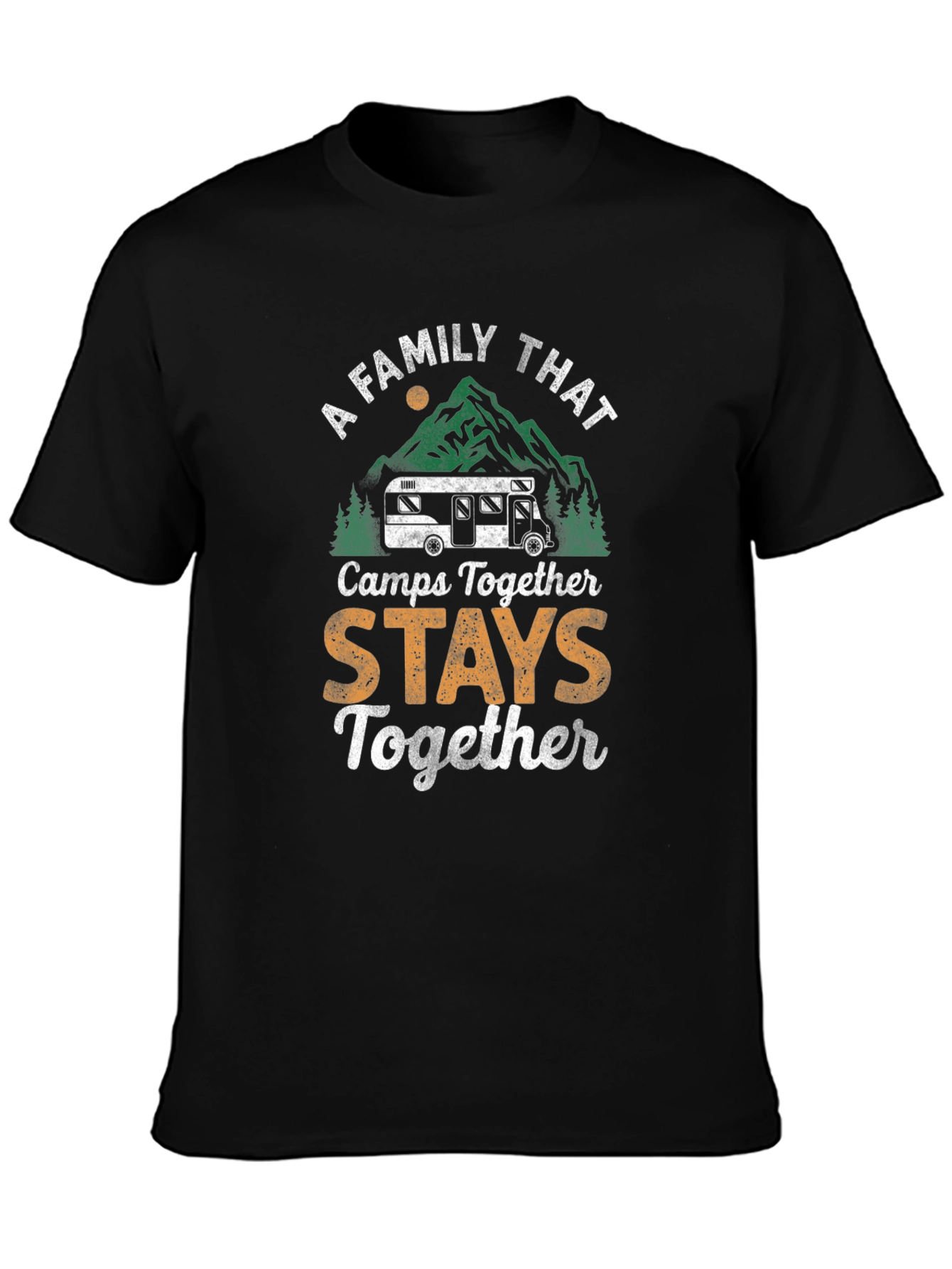 Family Camping T-Shirt - Camps Together Stays Together