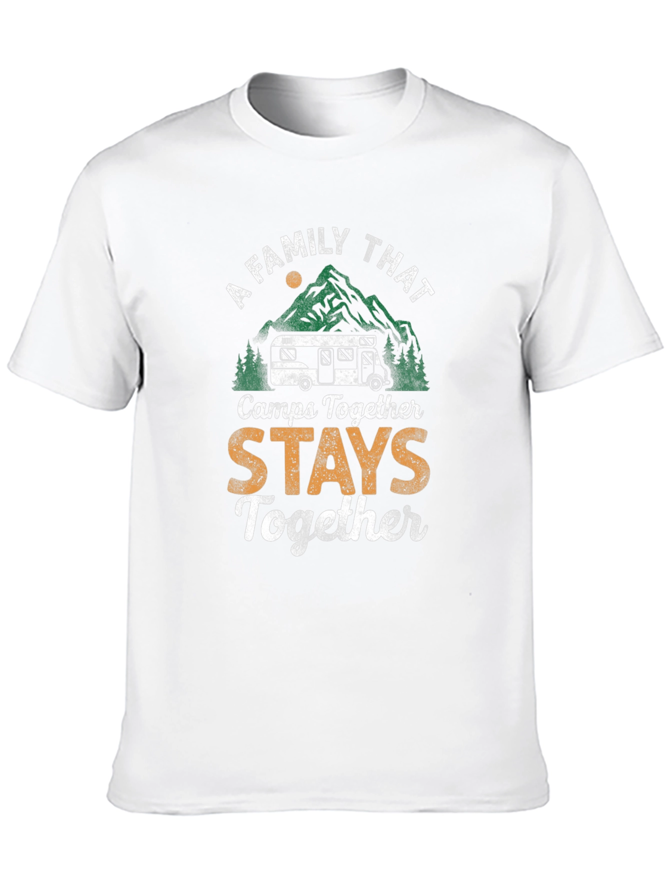 Family Camping T-Shirt - Camps Together Stays Together