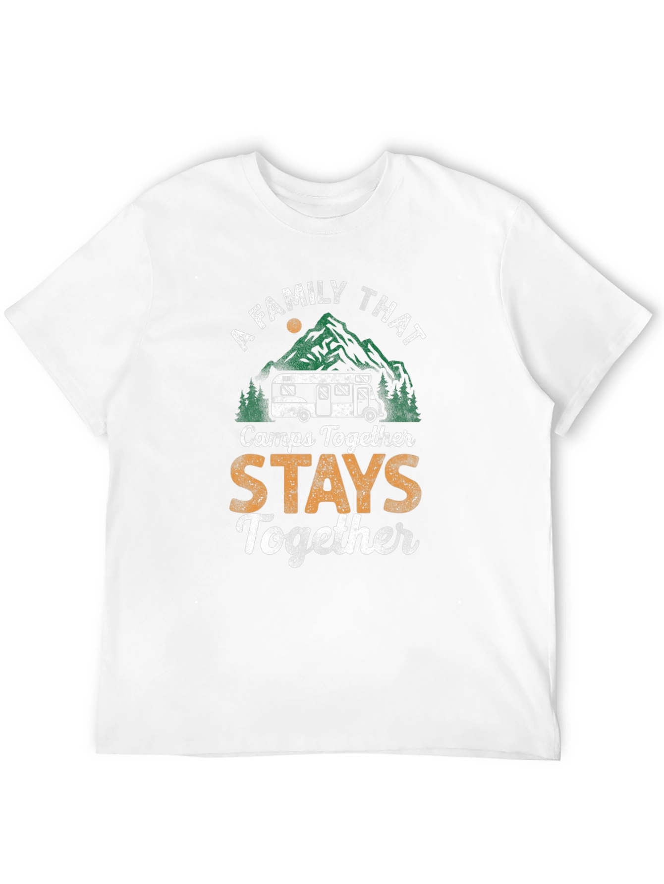Family Camping T-Shirt - Camps Together Stays Together
