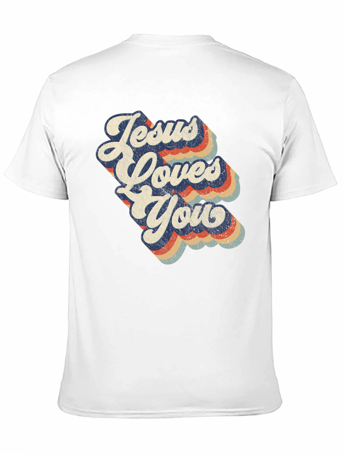 Jesus Loves You Retro T-Shirt