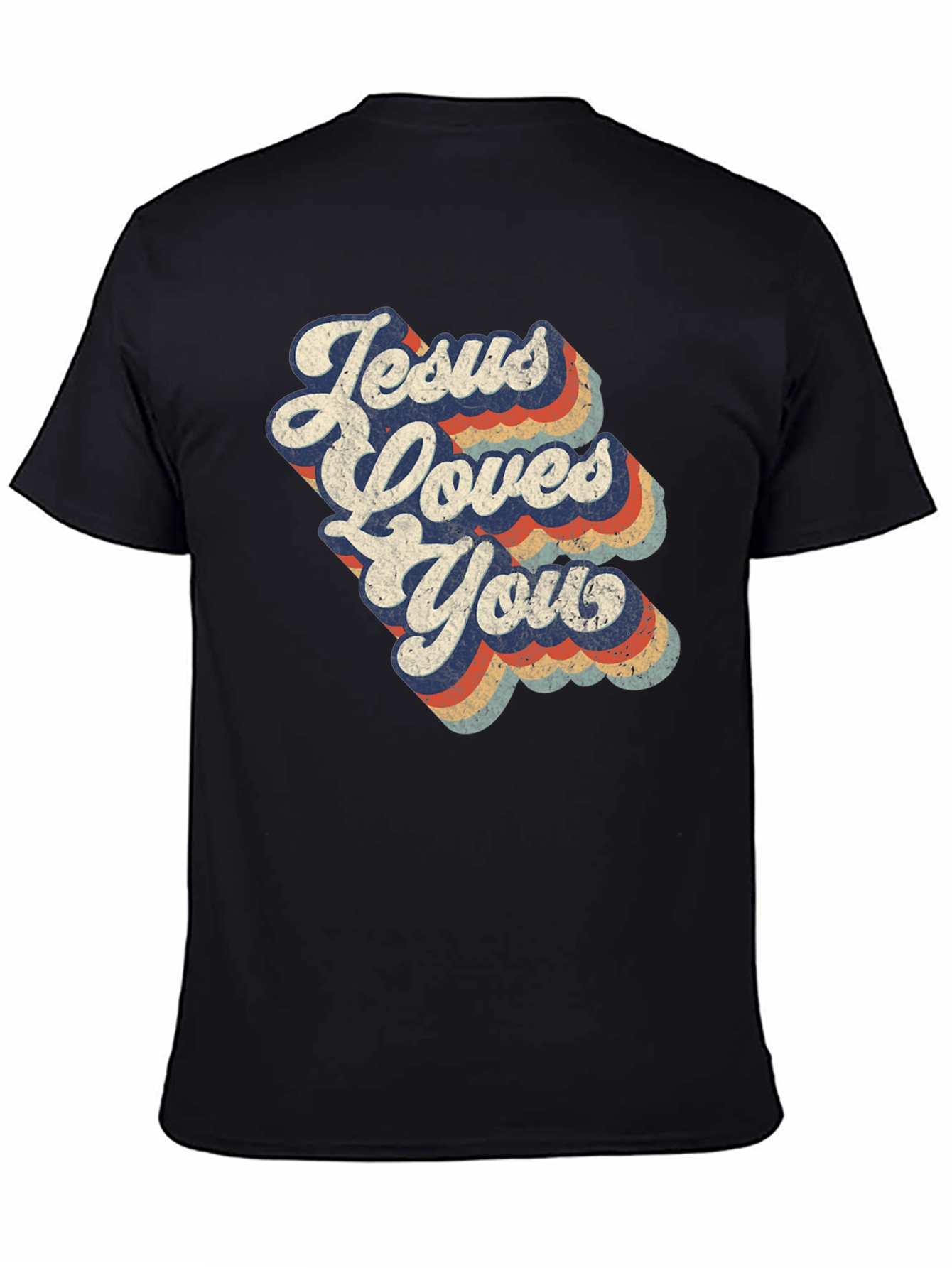 Jesus Loves You Retro T-Shirt
