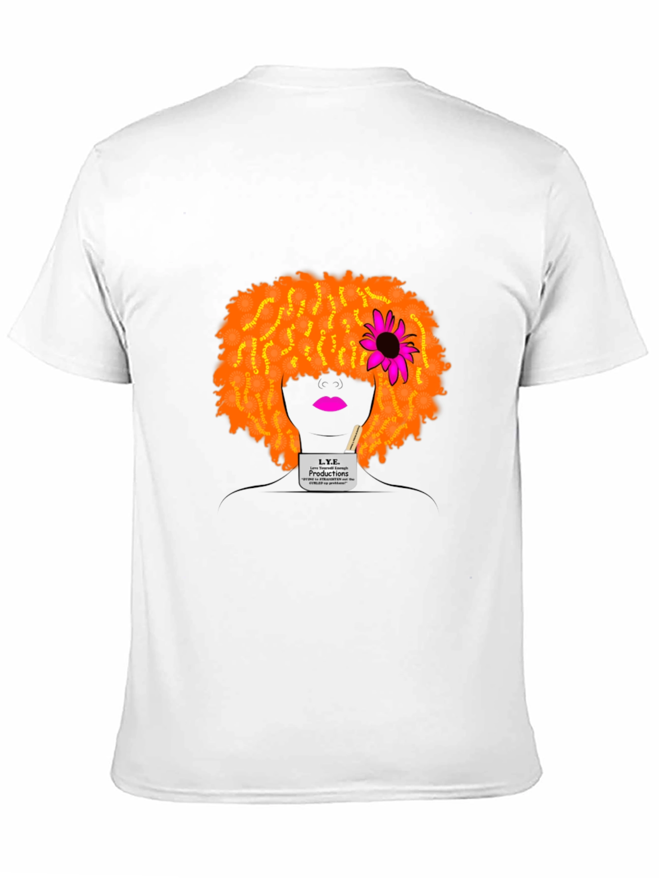 Unique Afro Hair T-Shirt - Artistic Design