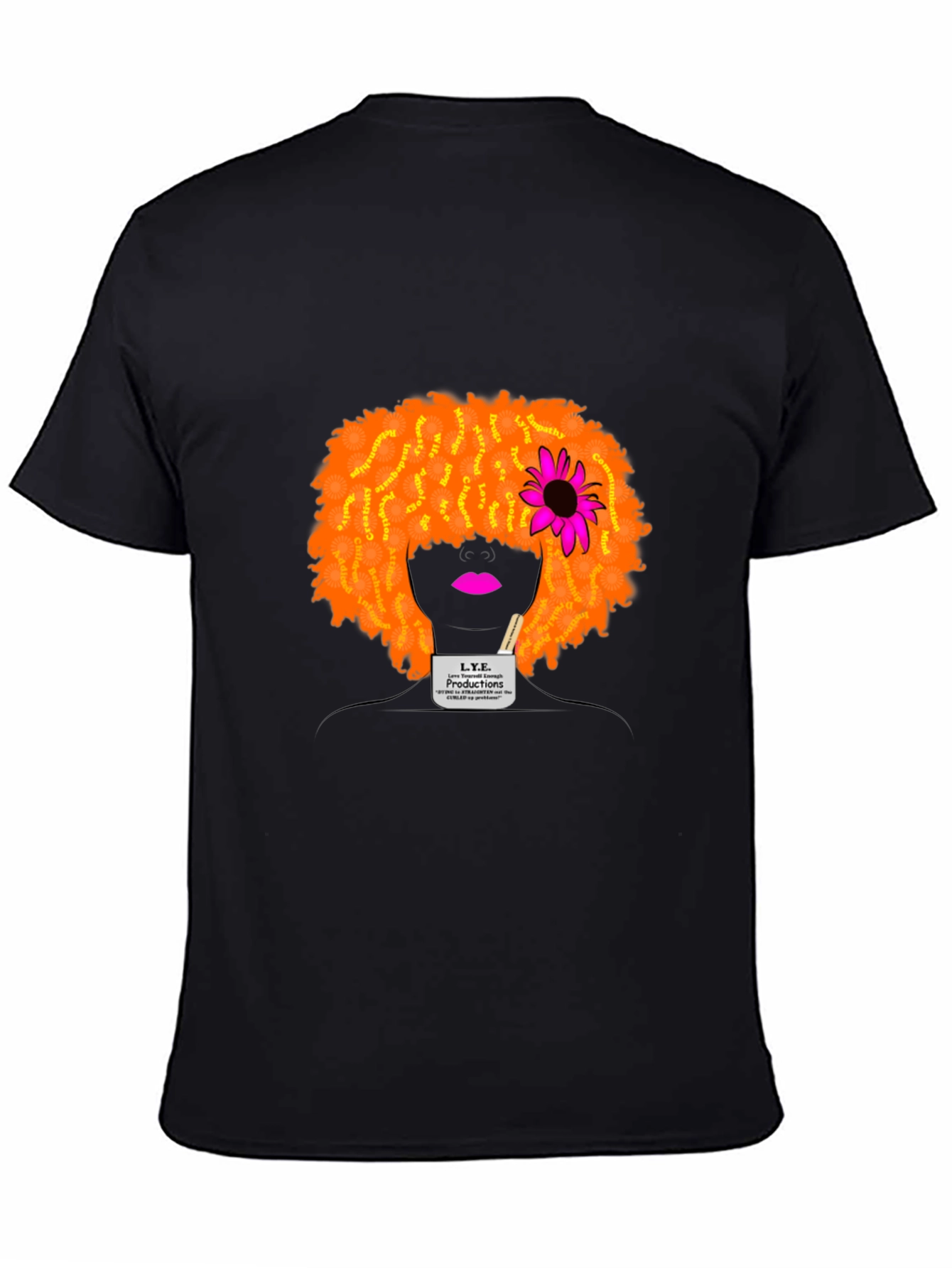 Unique Afro Hair T-Shirt - Artistic Design