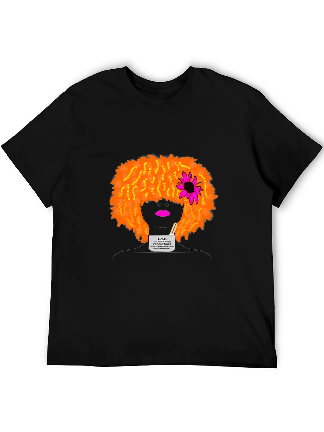 Unique Afro Hair T-Shirt - Artistic Design