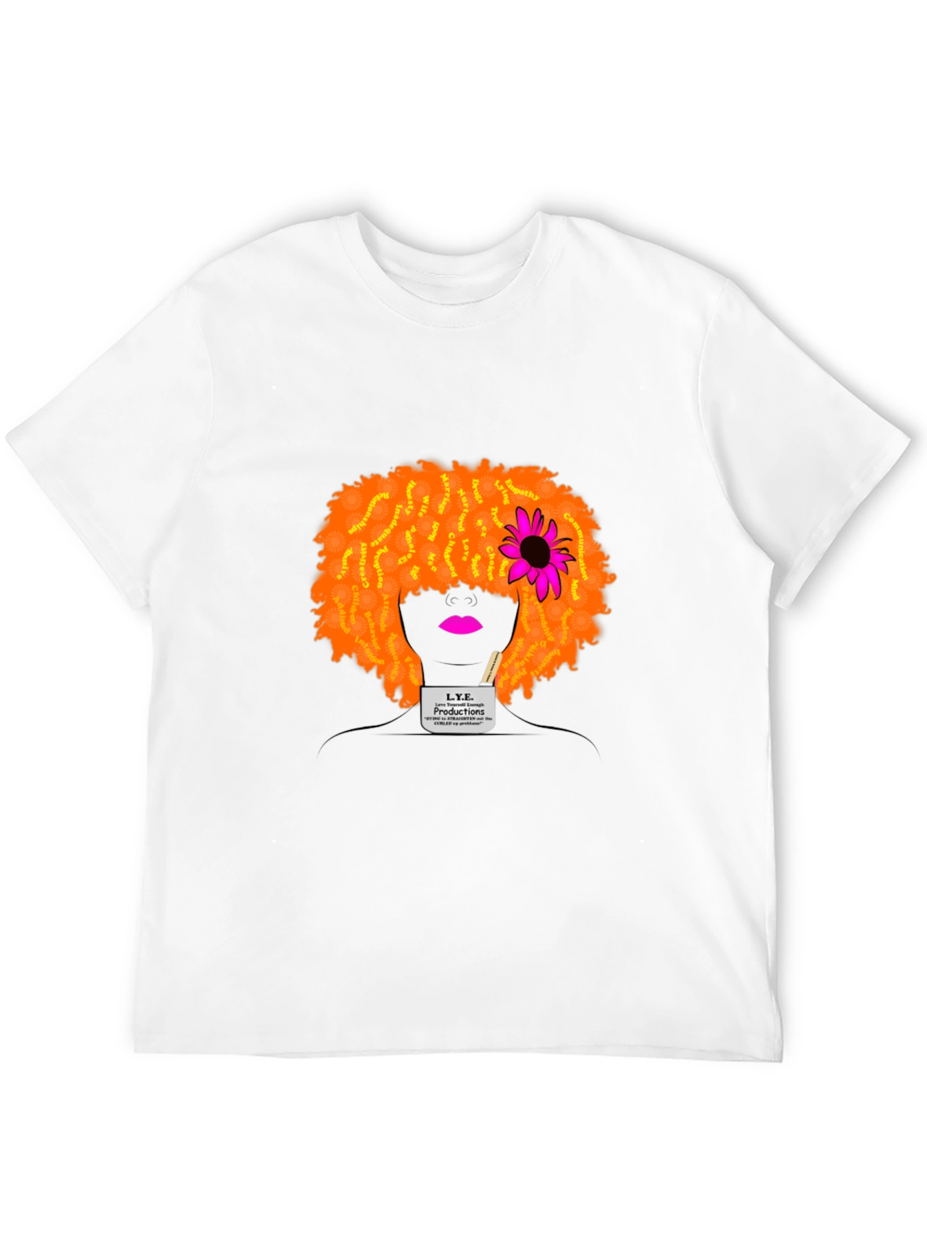 Unique Afro Hair T-Shirt - Artistic Design