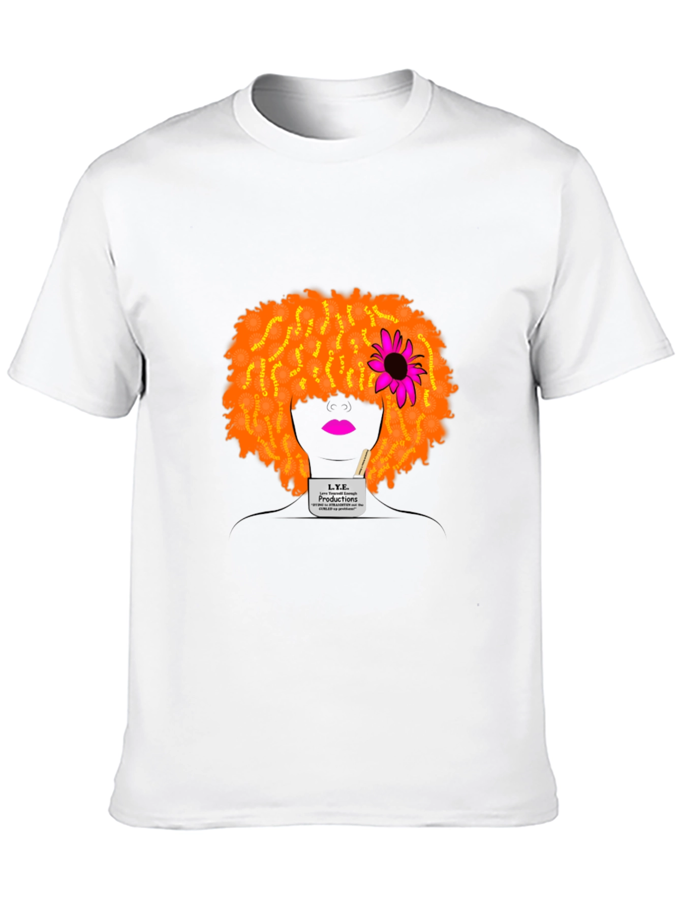 Unique Afro Hair T-Shirt - Artistic Design