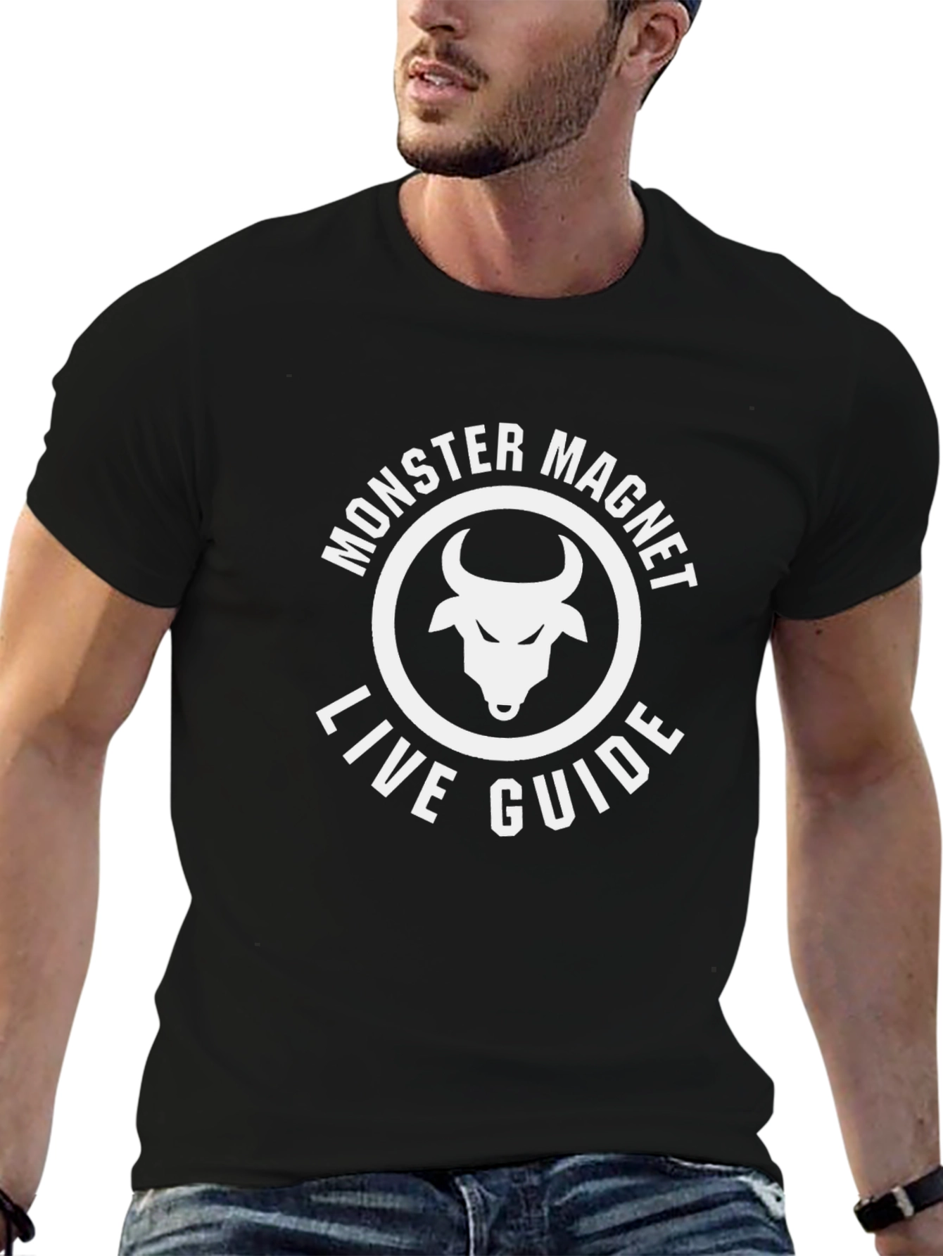Monster Magnet Live Guide Black T-Shirt