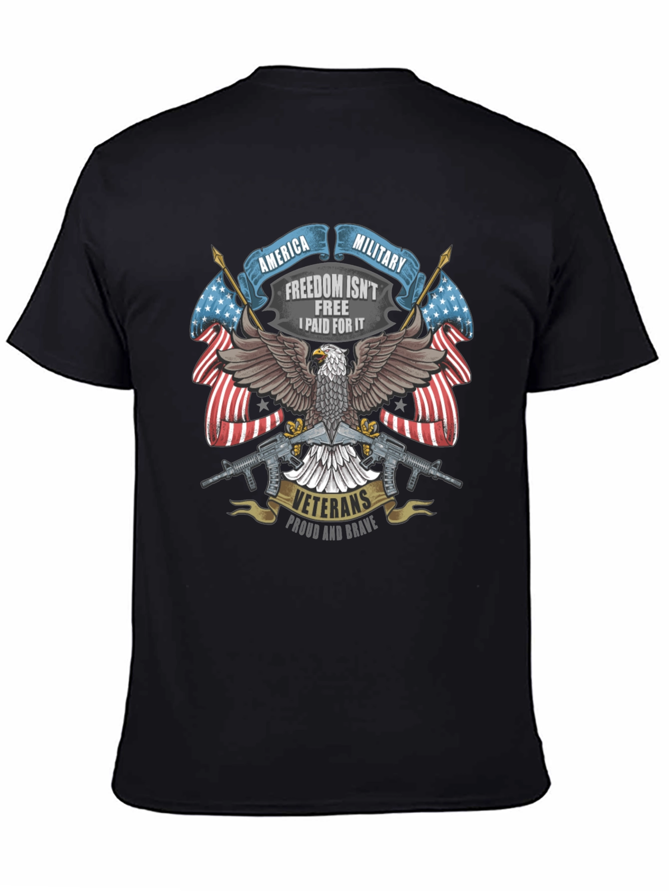 America Military Veteran Pride T-Shirt