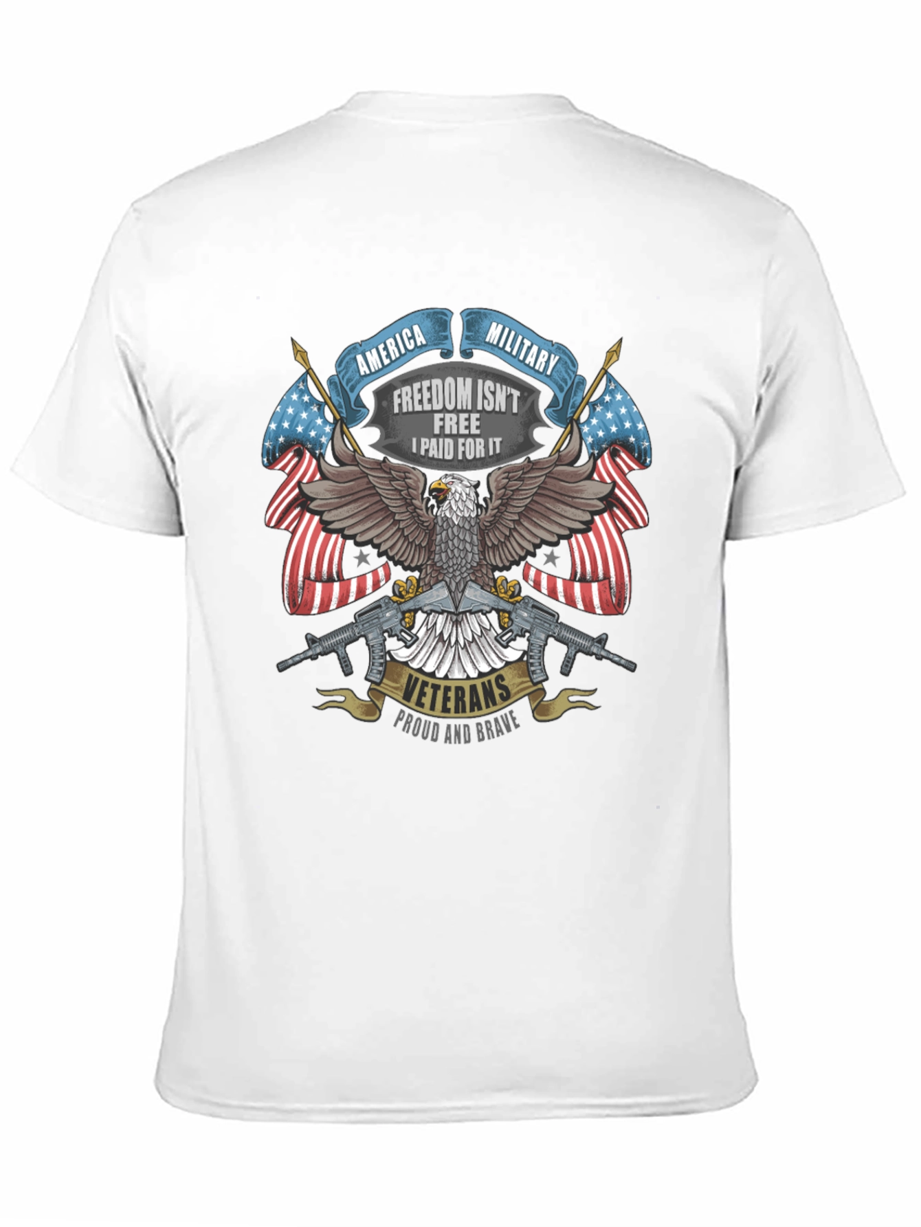 America Military Veteran Pride T-Shirt