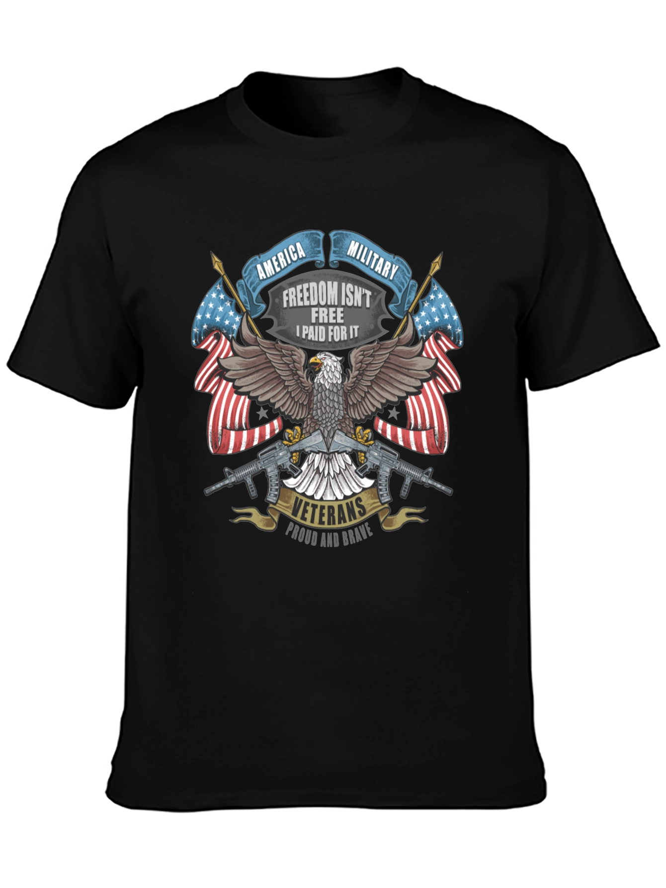 America Military Veteran Pride T-Shirt