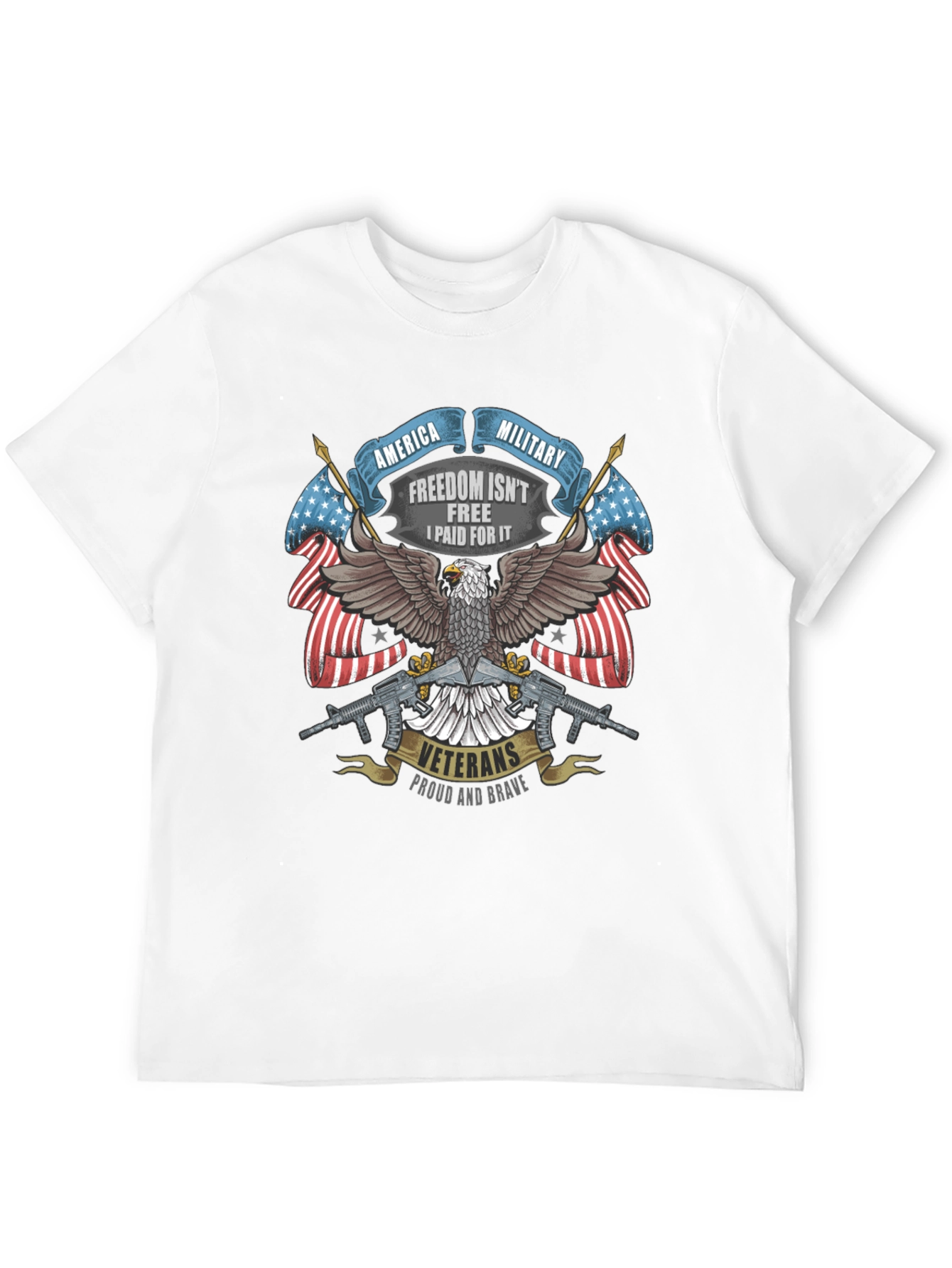 America Military Veteran Pride T-Shirt