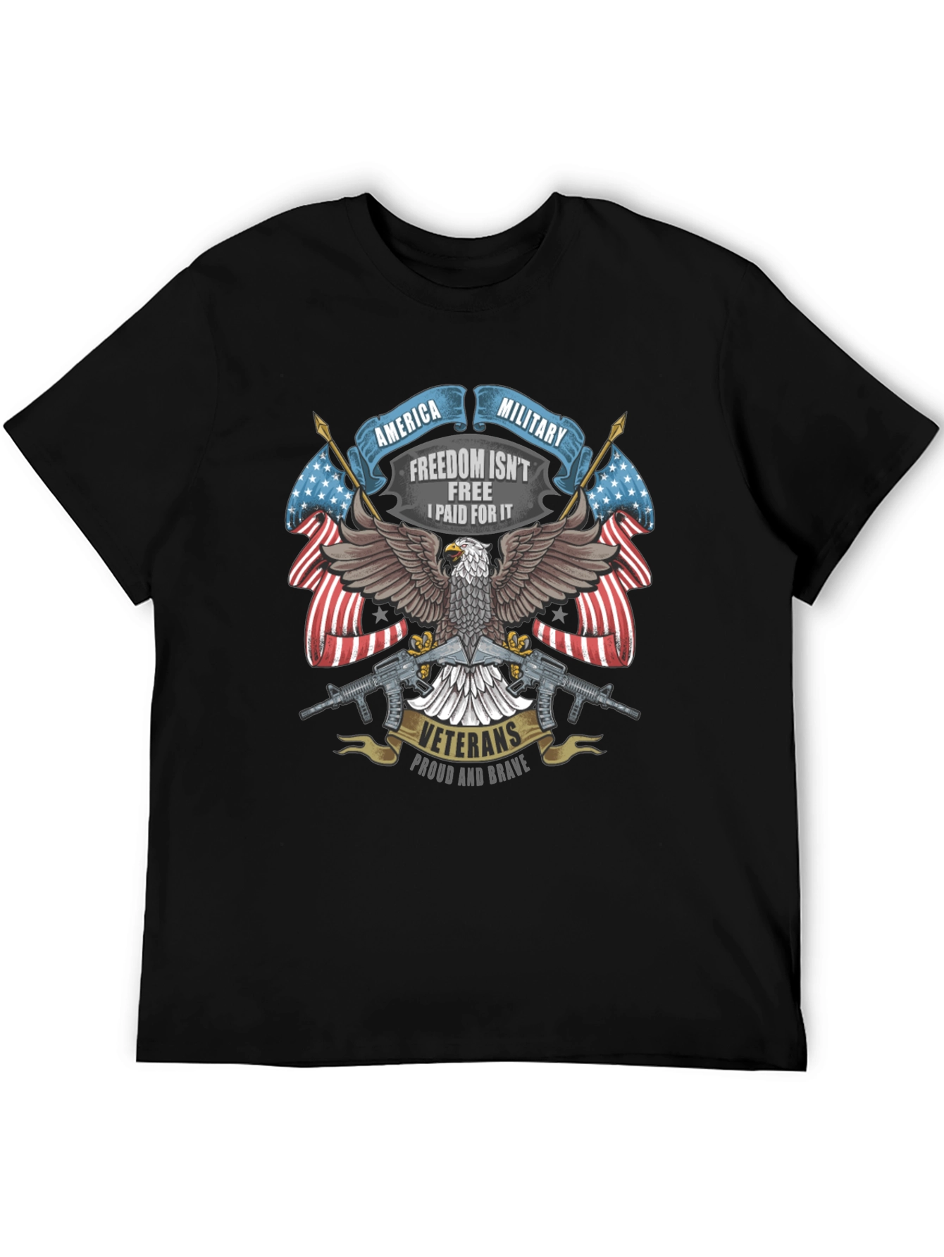 America Military Veteran Pride T-Shirt