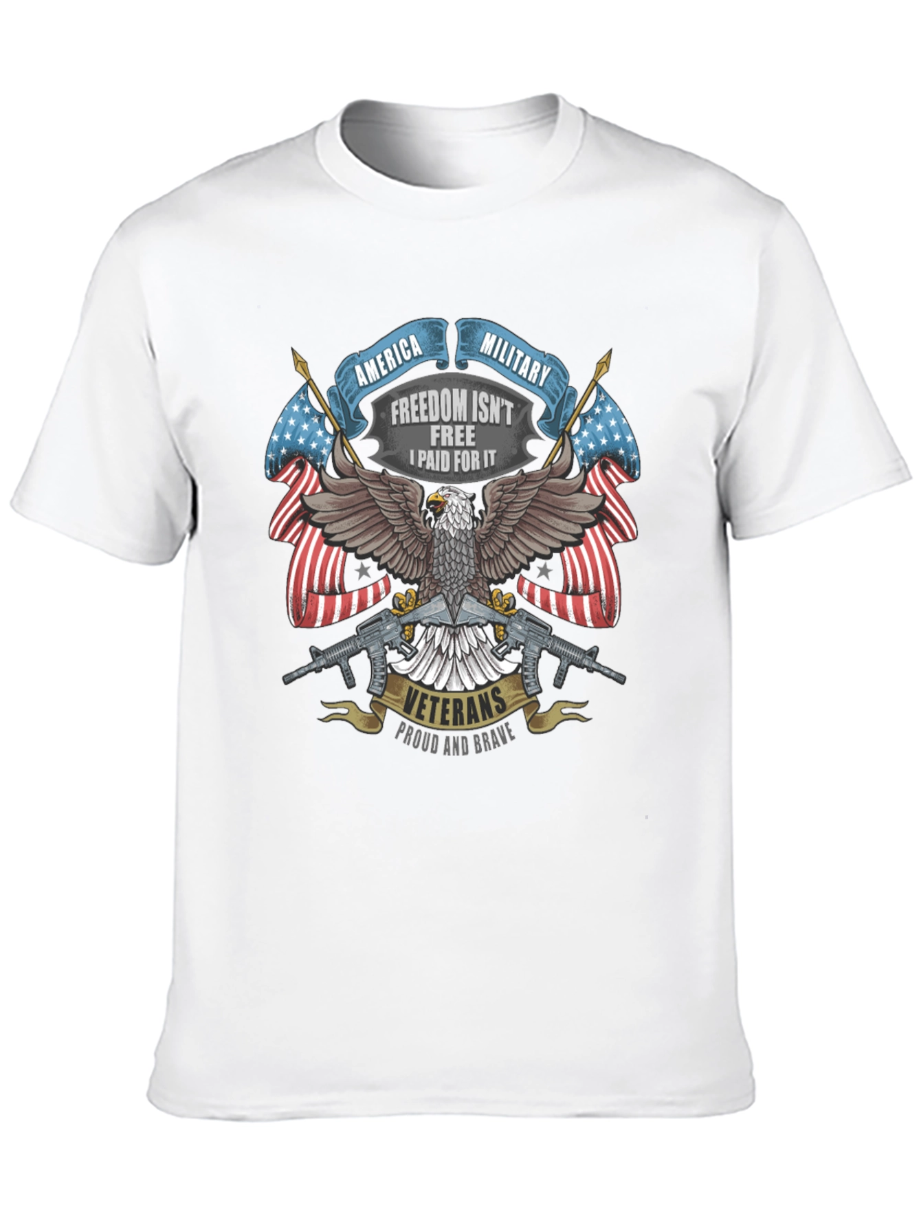 America Military Veteran Pride T-Shirt