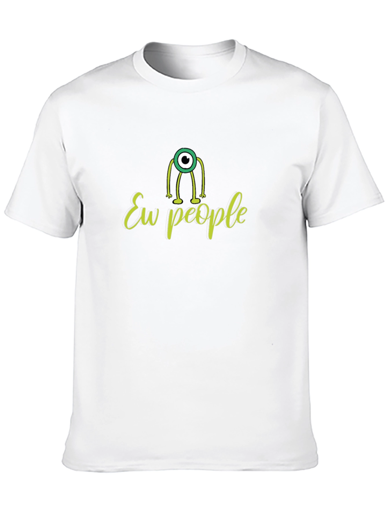 Ew People Graphic Tee - Introvert Humor T-Shirt