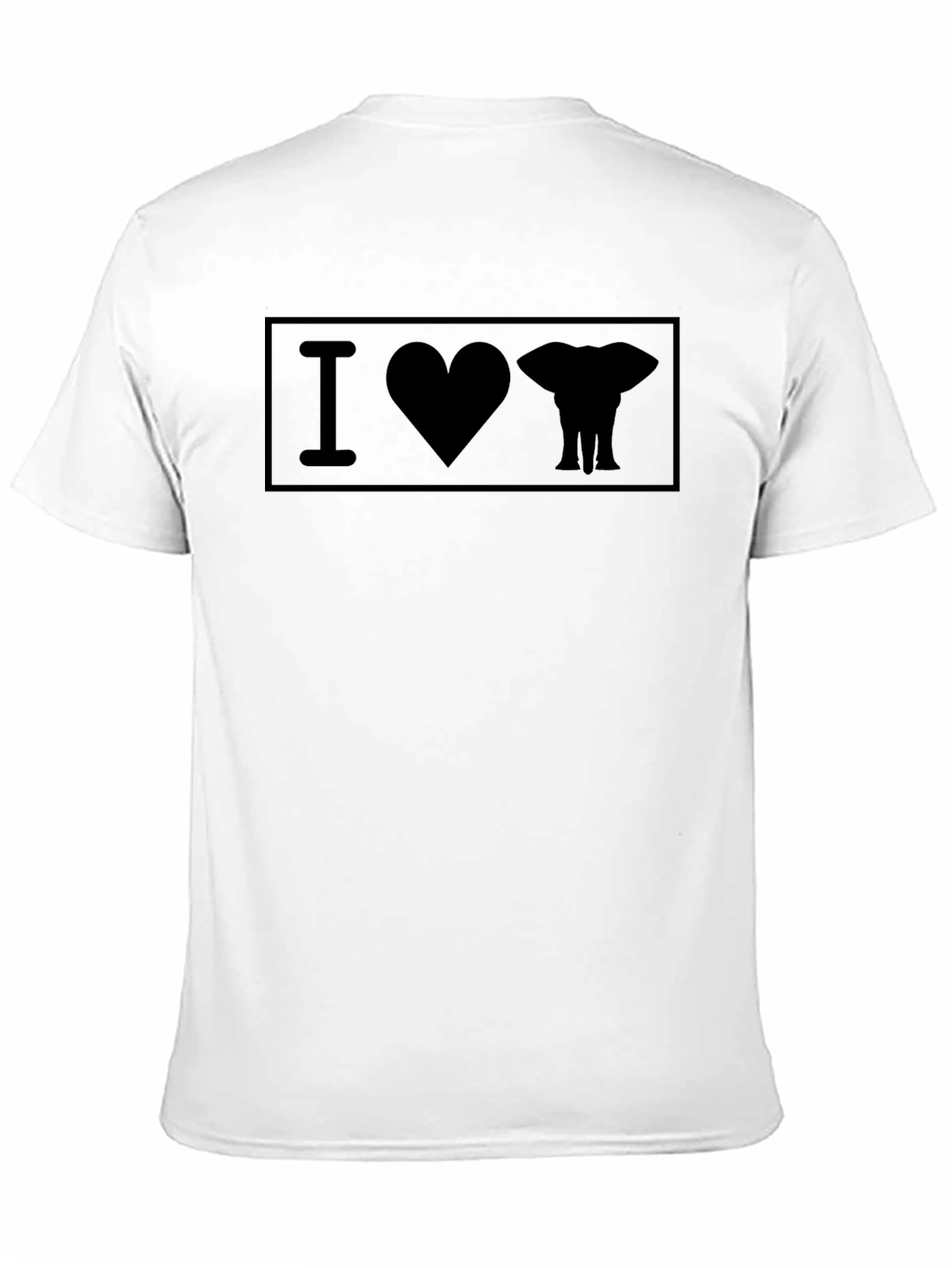 I Love Elephants Graphic T-Shirt
