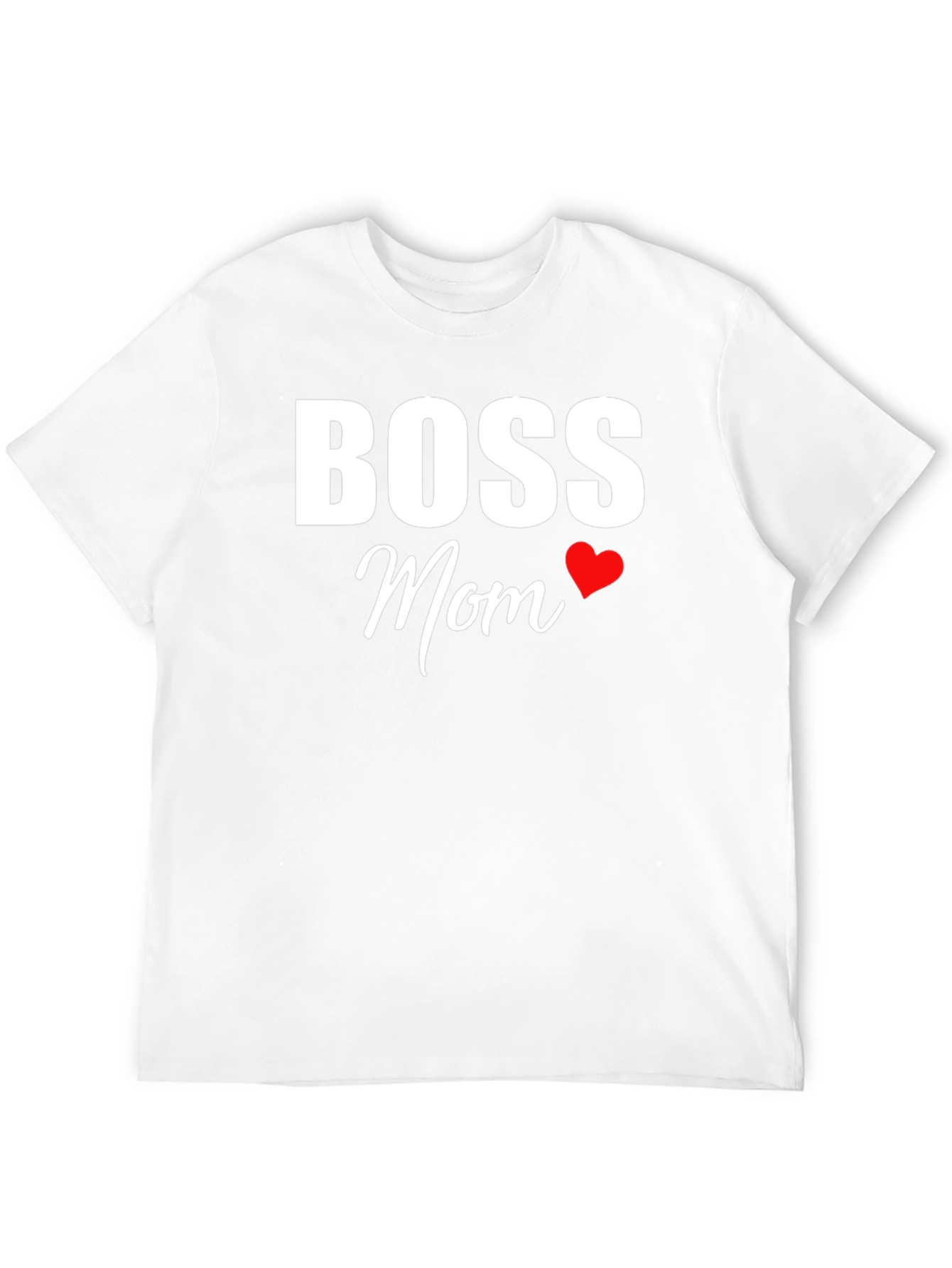 Boss Mom Graphic Tee - Black Cotton T-Shirt