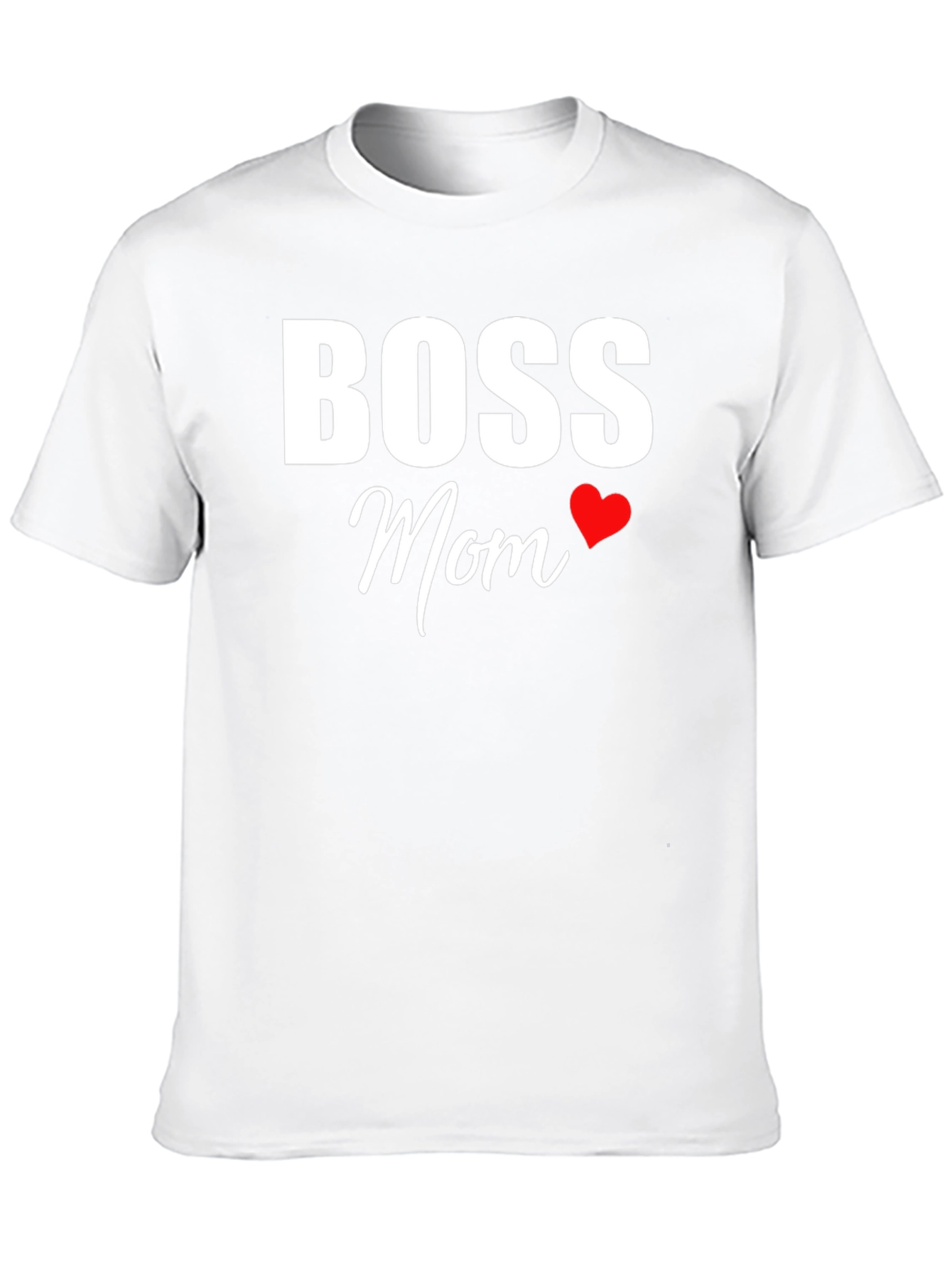 Boss Mom Graphic Tee - Black Cotton T-Shirt