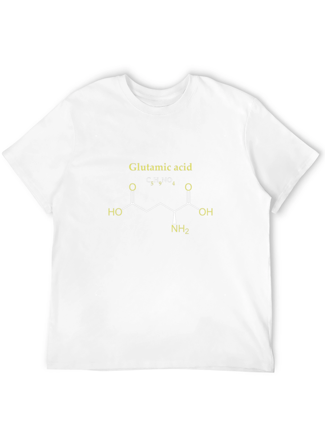 Glutamic Acid Molecule Graphic T-Shirt