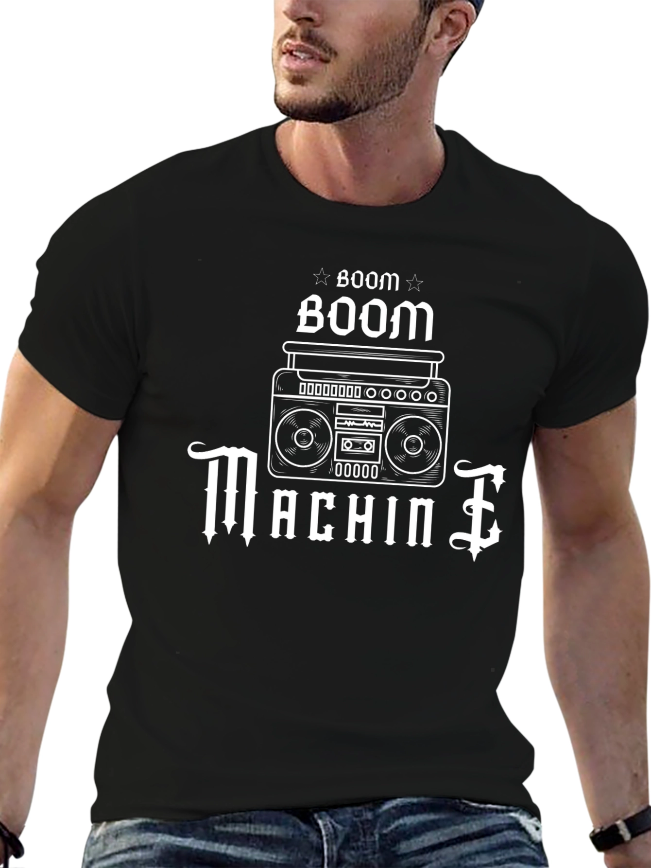Boom Machine Graphic Tee - Retro Style