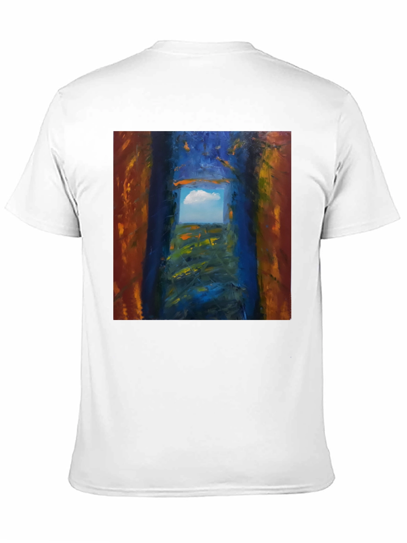 Abstract Art T-Shirt - Artistic Landscape Print