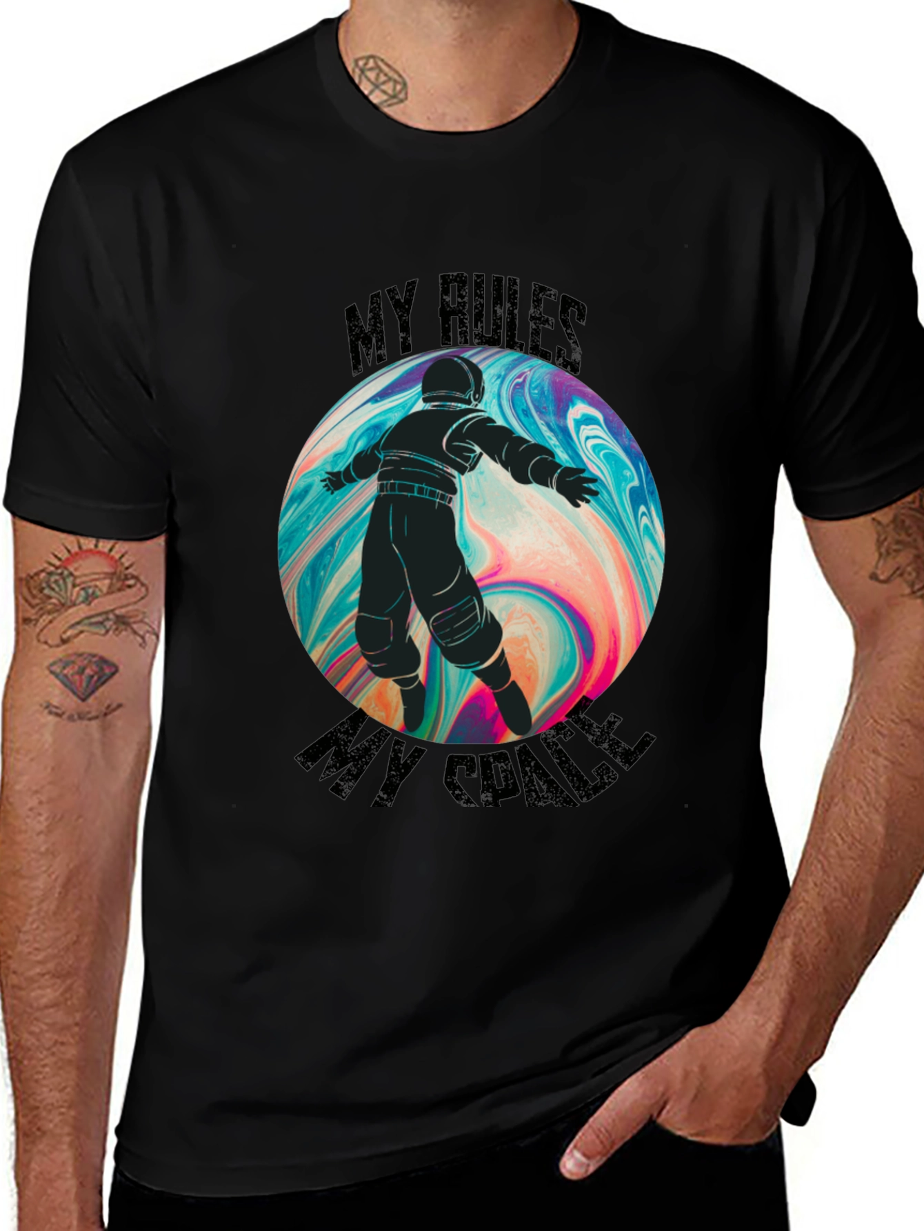 My Rules My Space Graphic T-Shirt