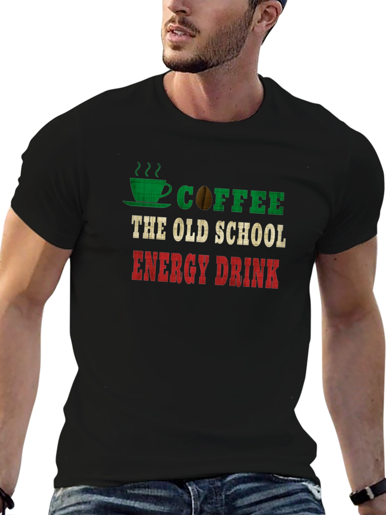 Coffee the Old School Energy Drink T-Shirt