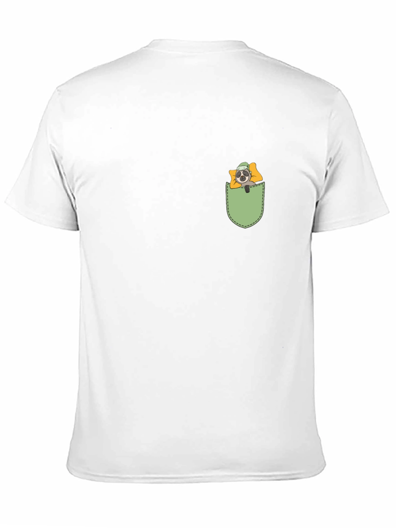 Pocket Sloth Graphic Tee - Relaxed Comfort