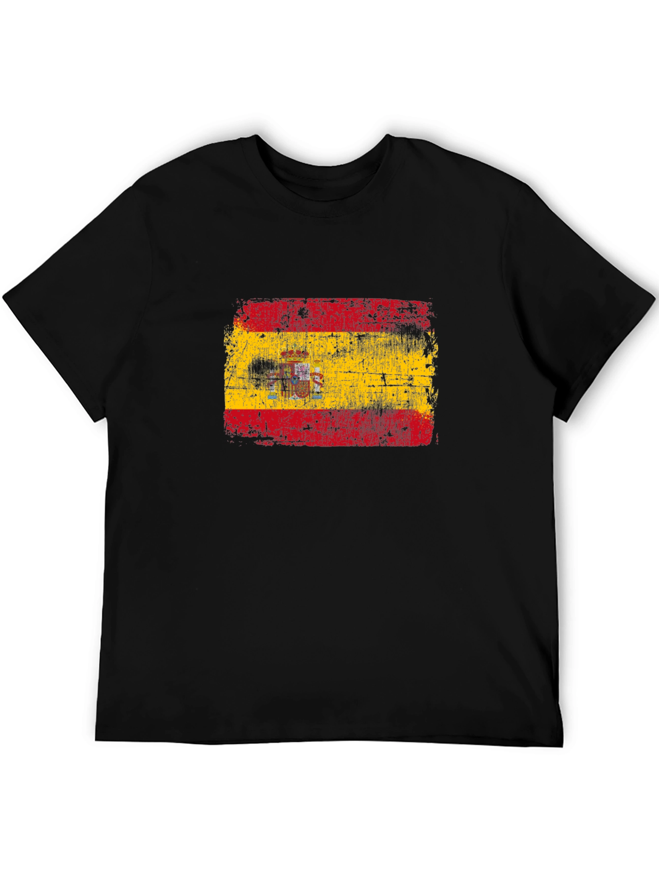 Spain Flag T-Shirt - Distressed Spanish Pride Tee