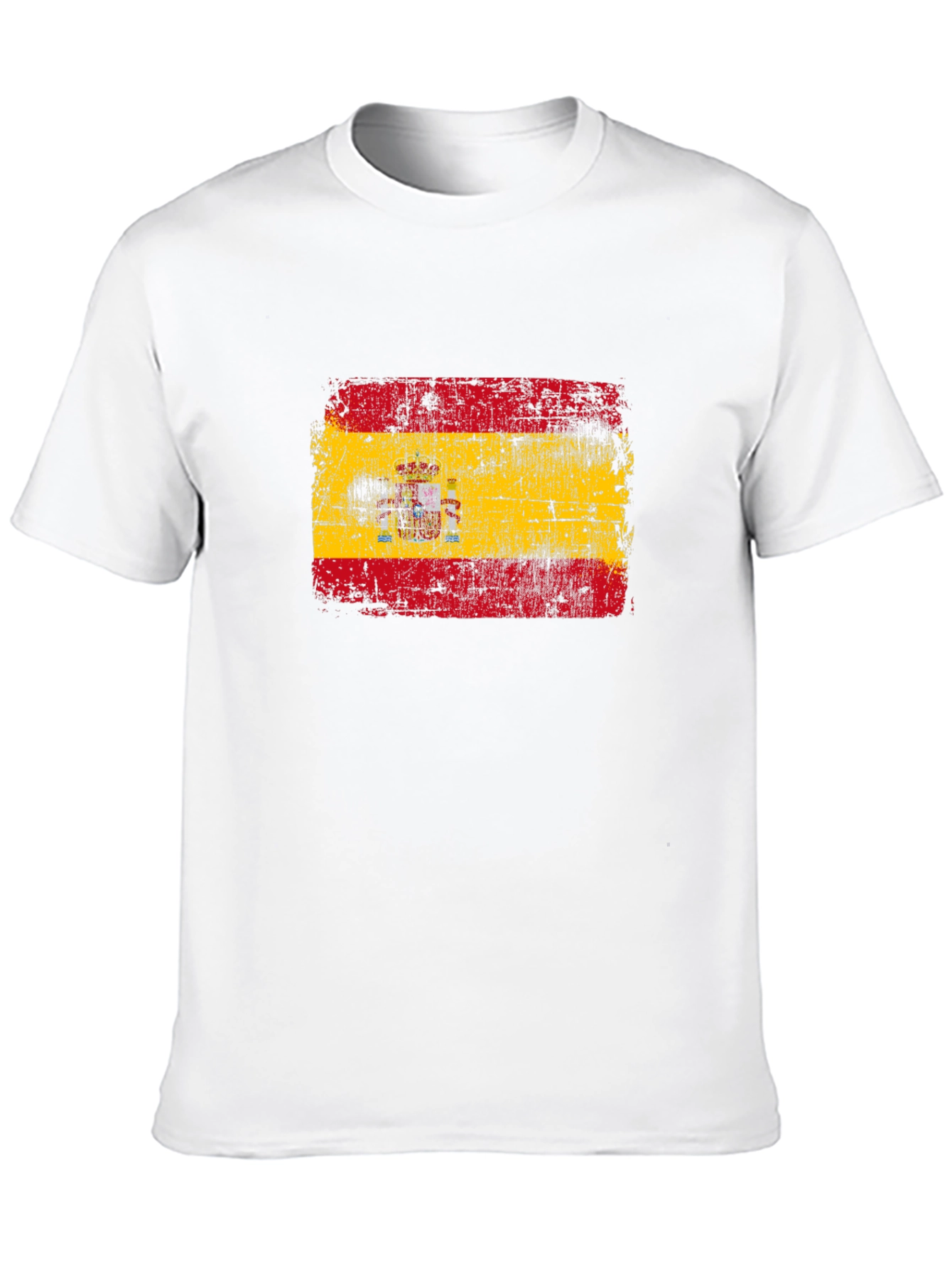 Spain Flag T-Shirt - Distressed Spanish Pride Tee