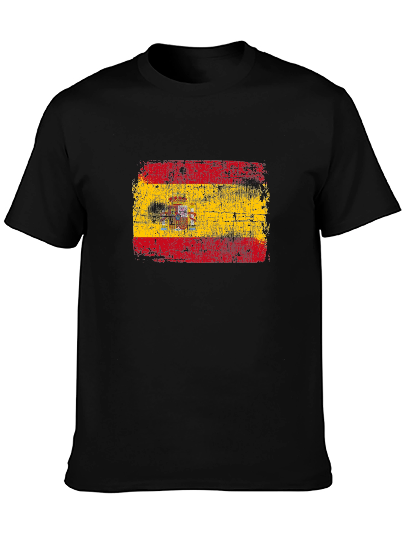 Spain Flag T-Shirt - Distressed Spanish Pride Tee