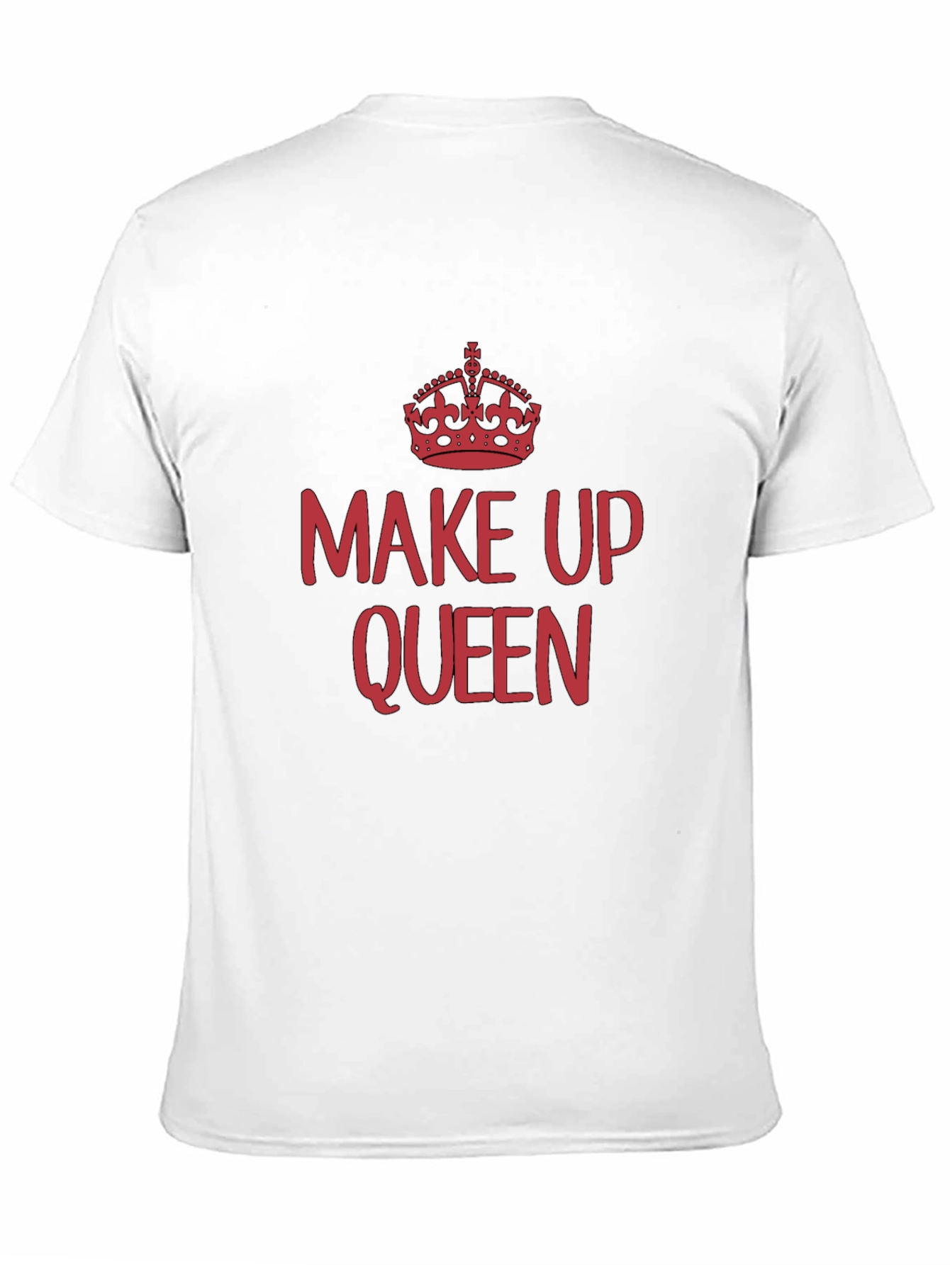 Make Up Queen Tee - Black Cotton T-Shirt