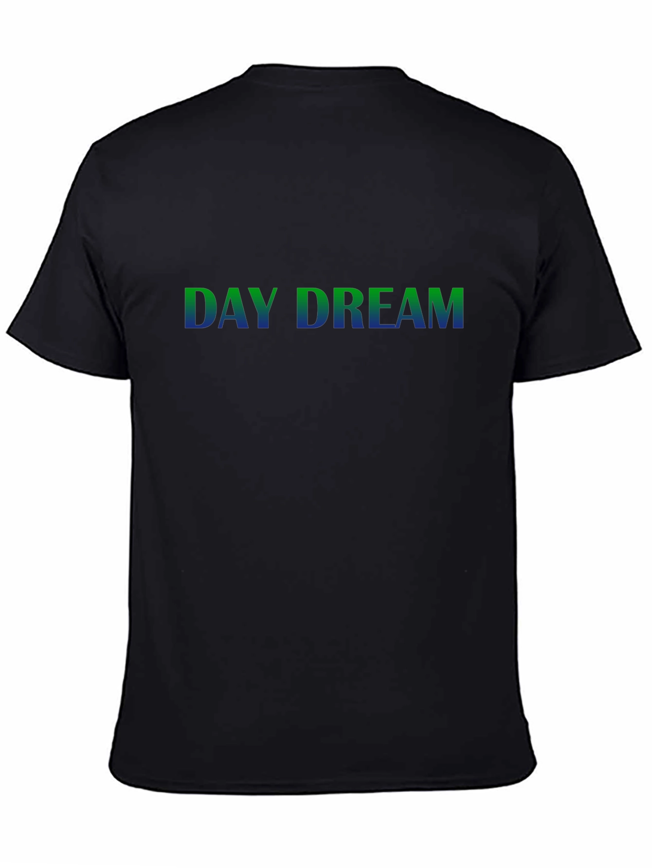 Day Dream Graphic Print Black T-Shirt