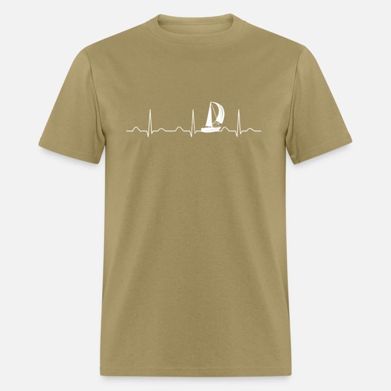 Sailing Heartbeat Boat, Funny Boating Sailor Gifts