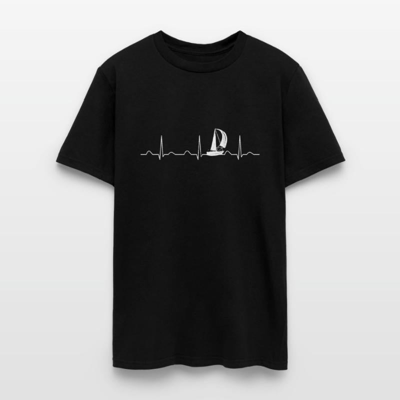Sailing Heartbeat Boat, Funny Boating Sailor Gifts