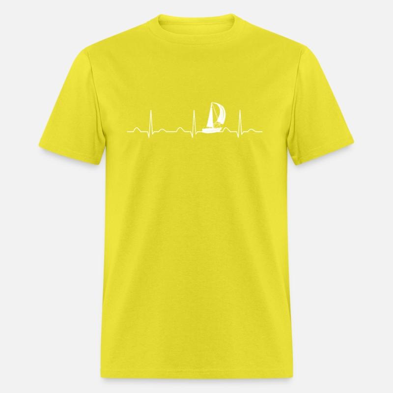 Sailing Heartbeat Boat, Funny Boating Sailor Gifts