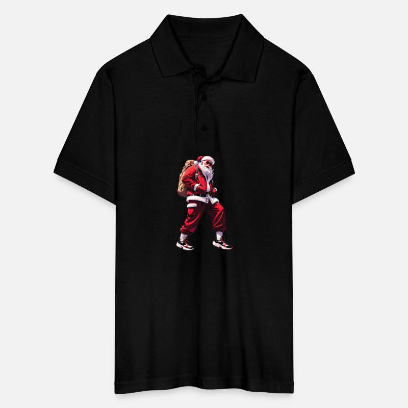 Santa Claus in Streetwear Attire