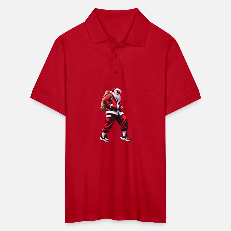 Santa Claus in Streetwear Attire