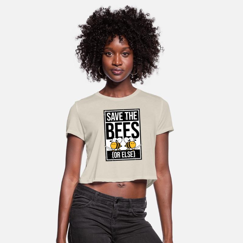 Save The Bees Or Else Knife Fun Cute Bee Beekeeper